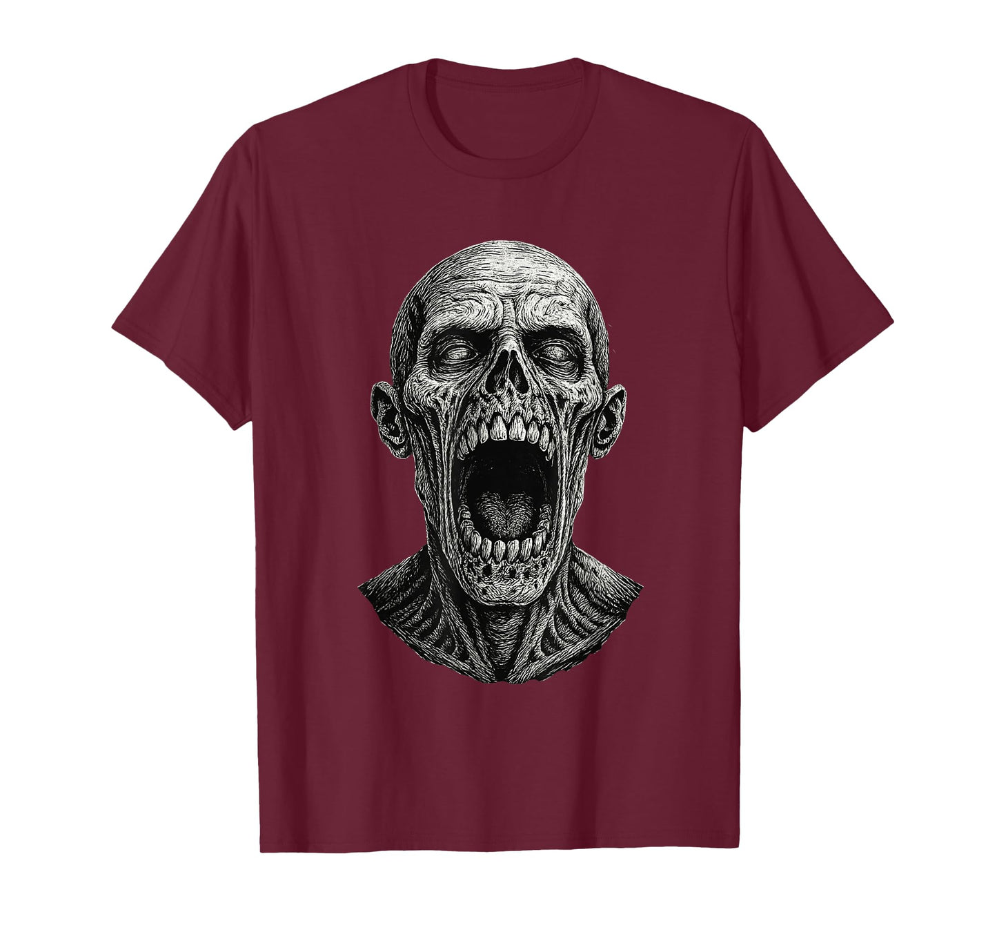 Creepy Scary Zombie Horror Movie Helloween Costume Nightmare T-Shirt