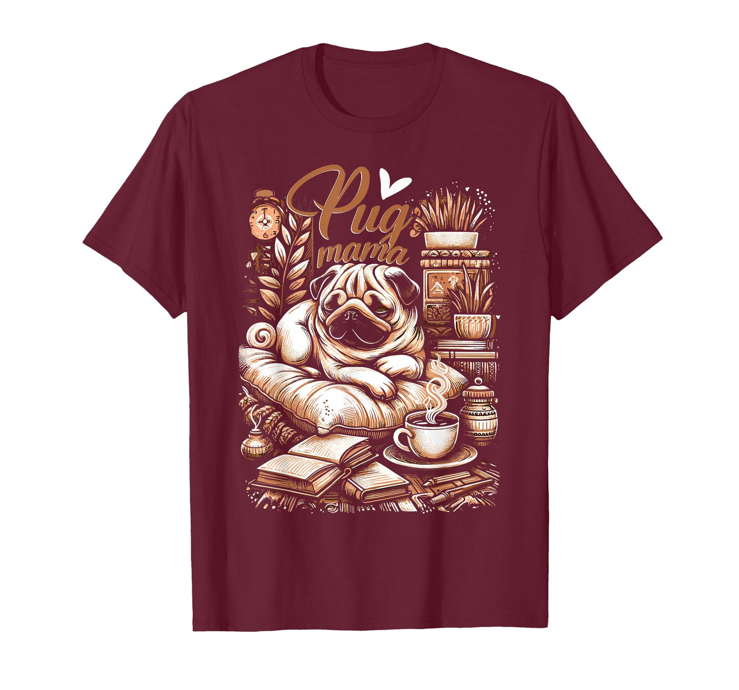 Pug Mama Pug Mom Puppy T-Shirt