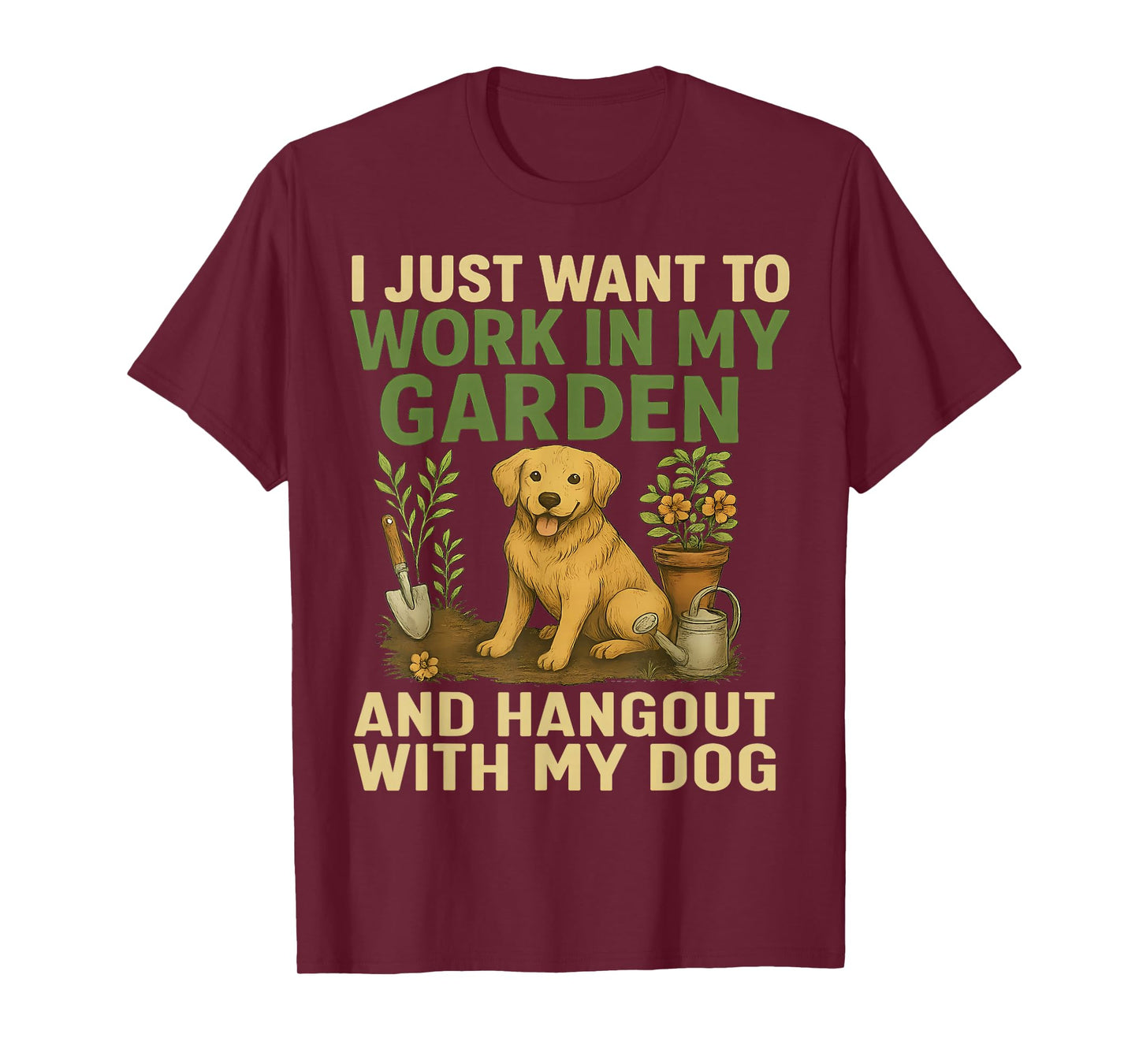 Gardening - Dog Lover - Gardener - Garden Pet & Plants T-Shirt