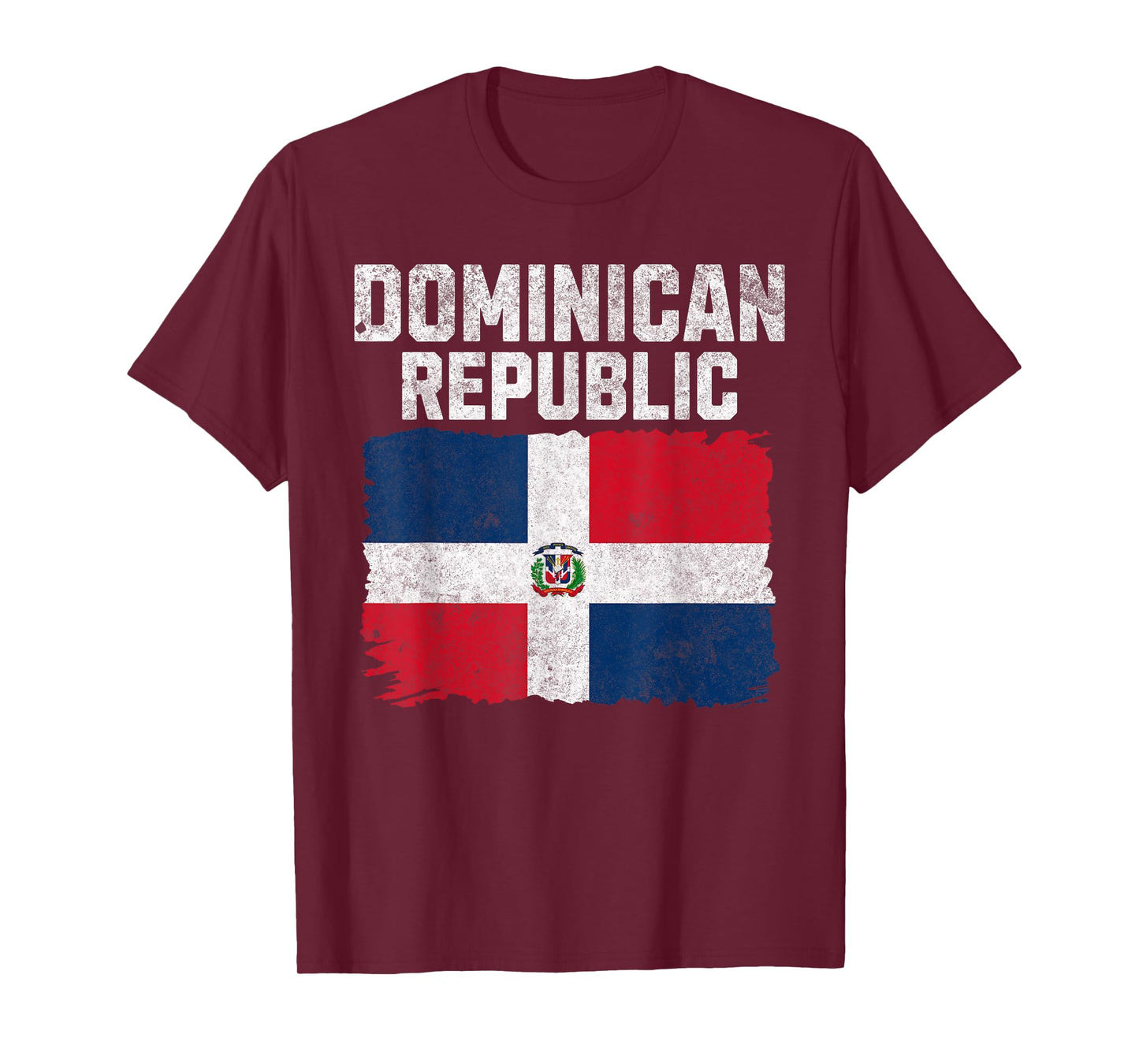 Dominican Republic Flag Vintage Dominican Flag Men Women T-Shirt