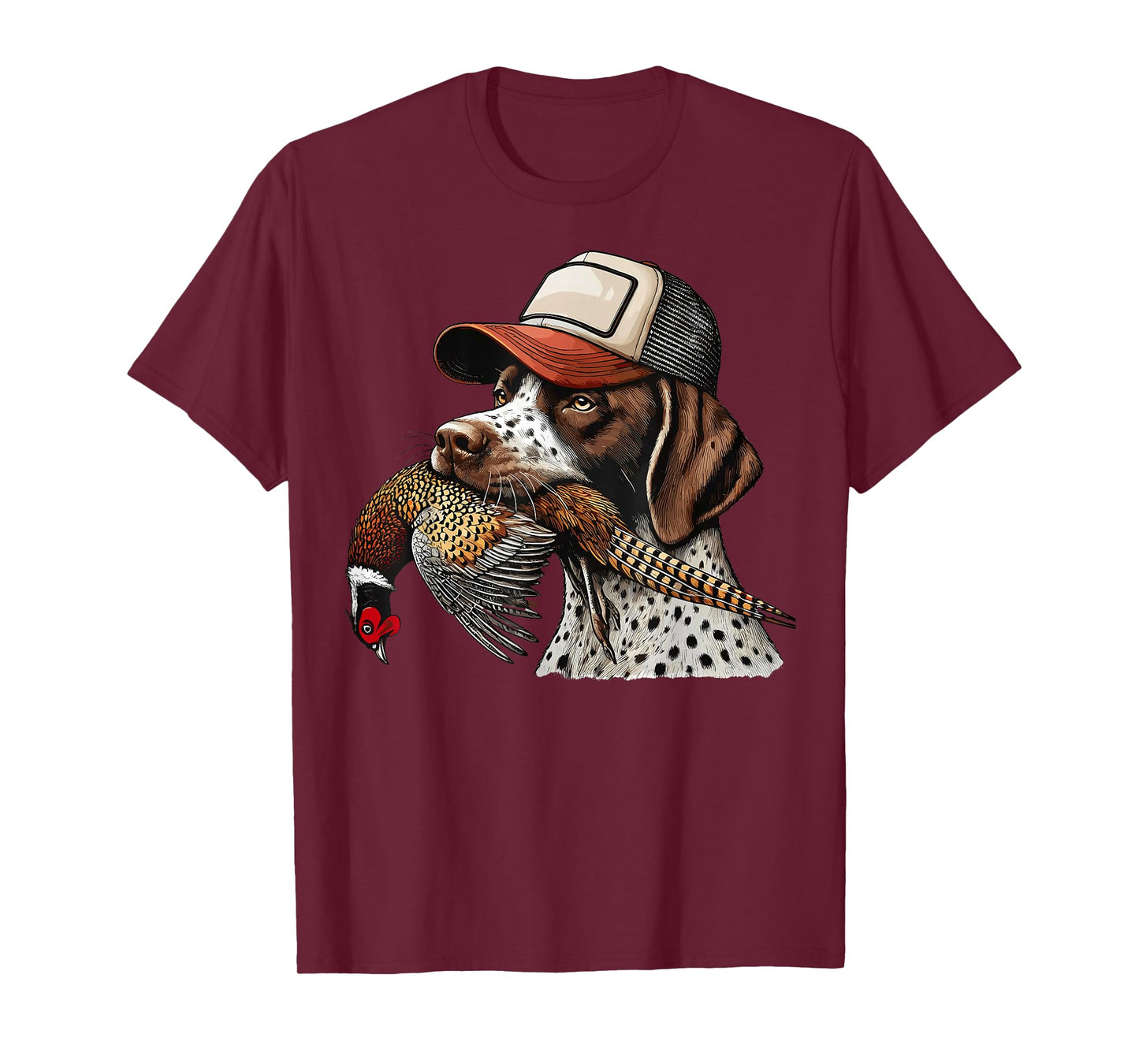 German Shorthaired Pointer Hunting Dog Pheasant Retriever T-Shirt