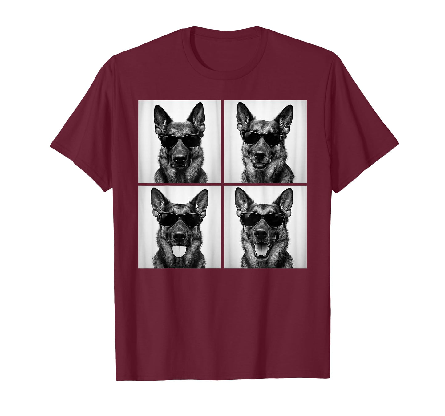 Funny German Shepherd Lover Cute GSD Dog Photo Booth T-Shirt