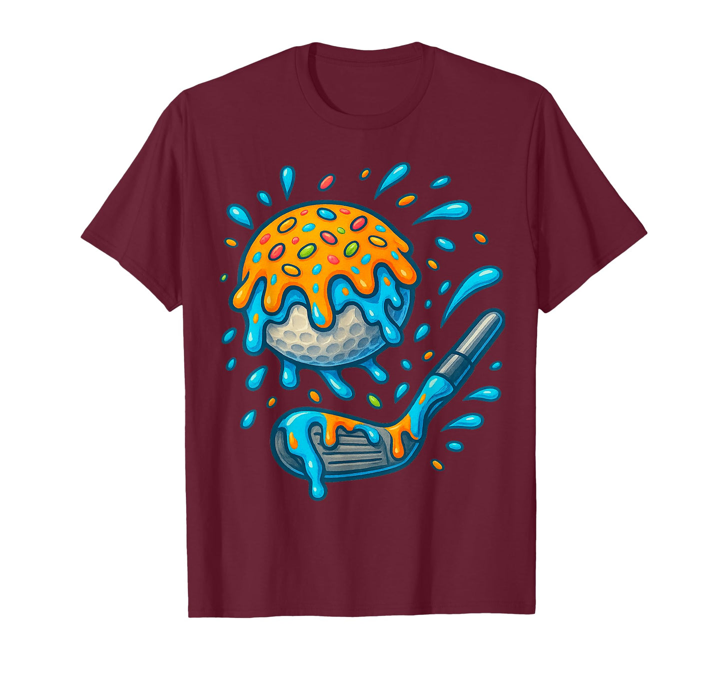 Golf Ball Drip Team for Boys Ice Cream Cool T-Shirt