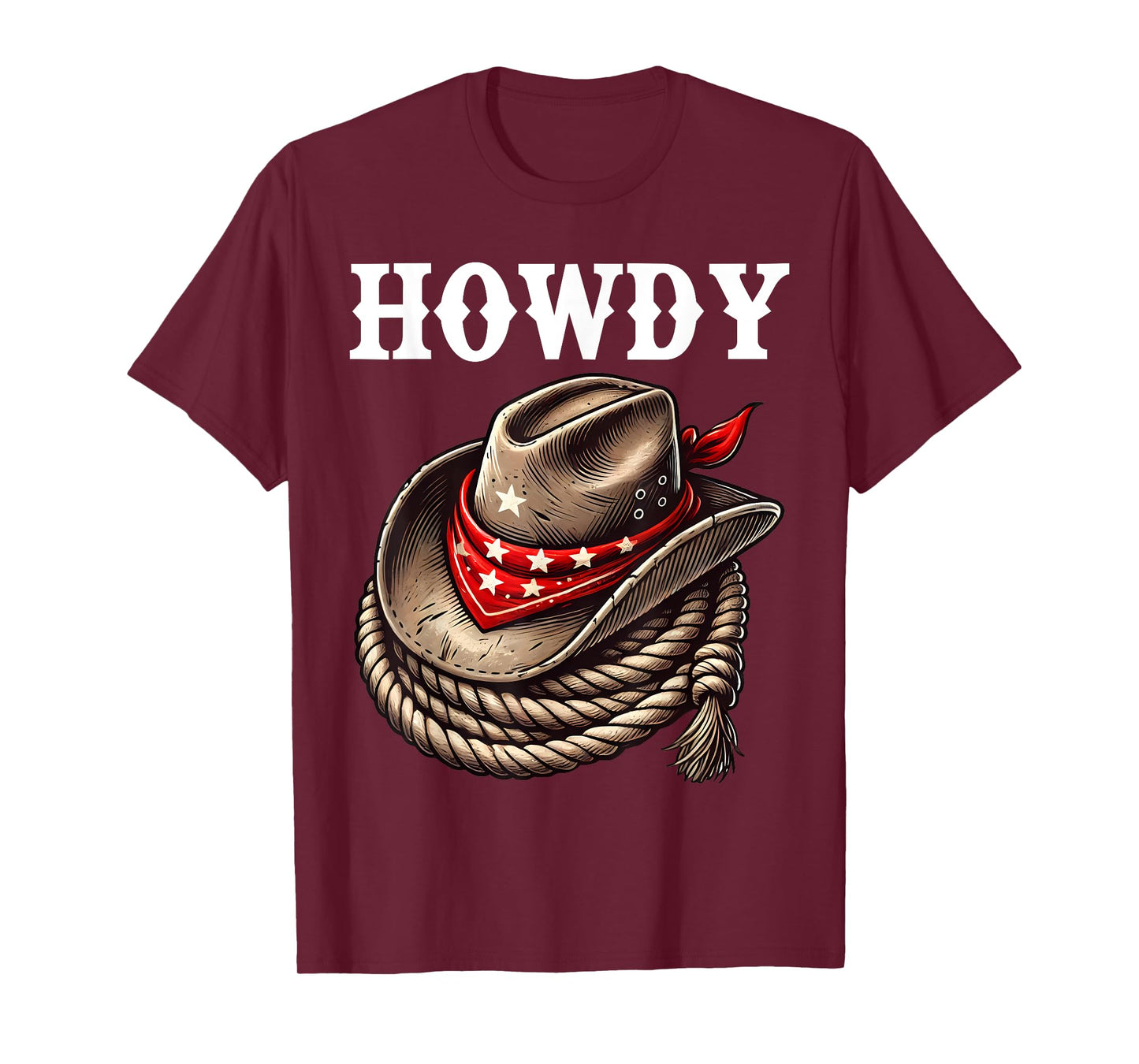 Howdy Cowboy Hat funny Western Rodeo T-Shirt