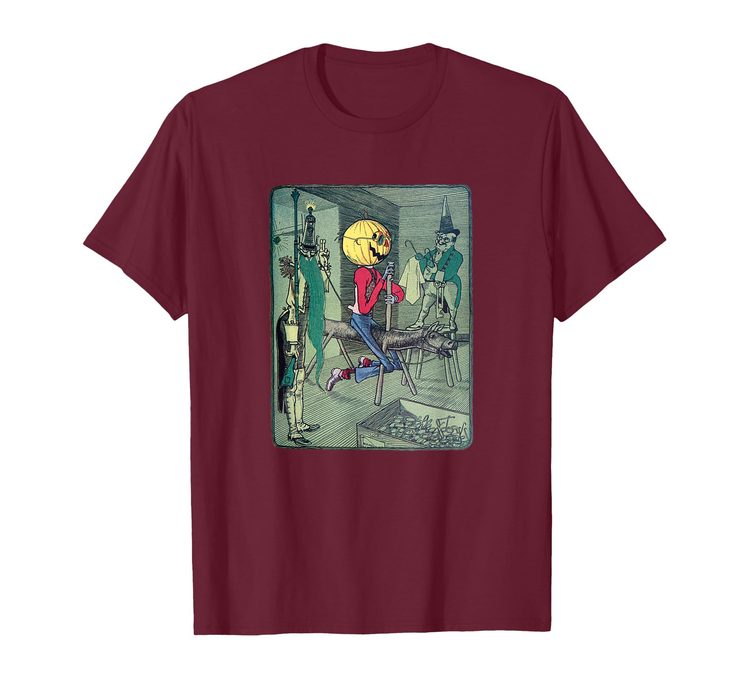 Jack Pumpkinhead & The Sawhorse Arrive in the Emerald City T-Shirt