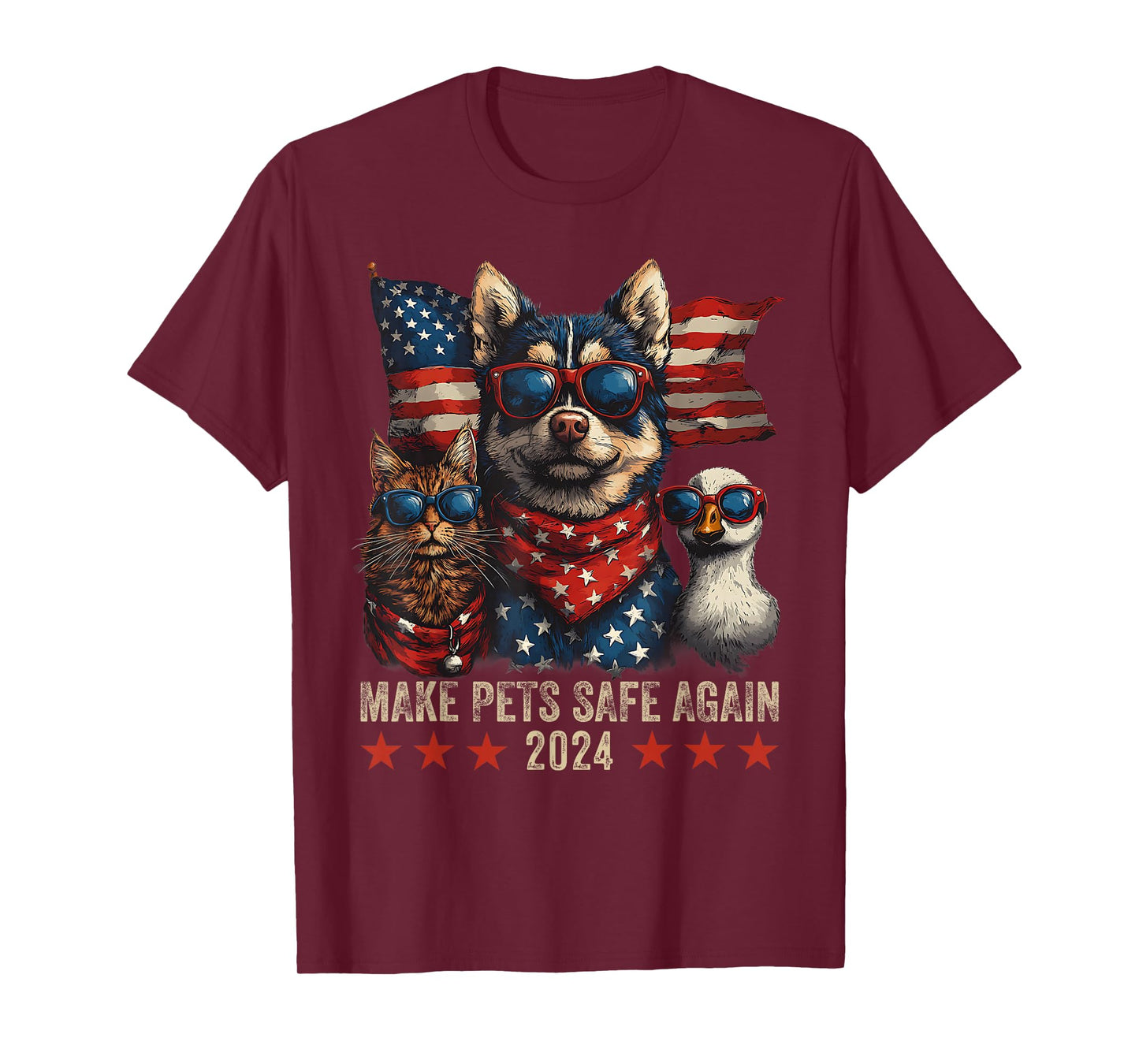 Make Pets Safe Again Trump 2024 Save Our Pets T-Shirt