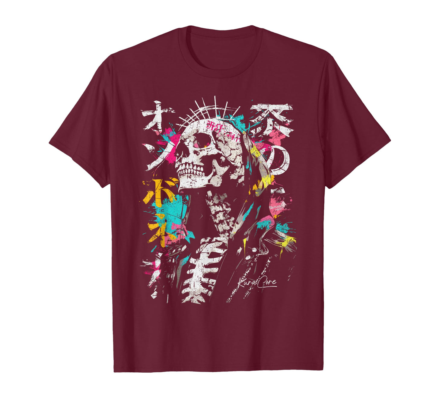 Japanese Streetwear Cyberpunk Y2K Techwear Retro Manga Anime T-Shirt