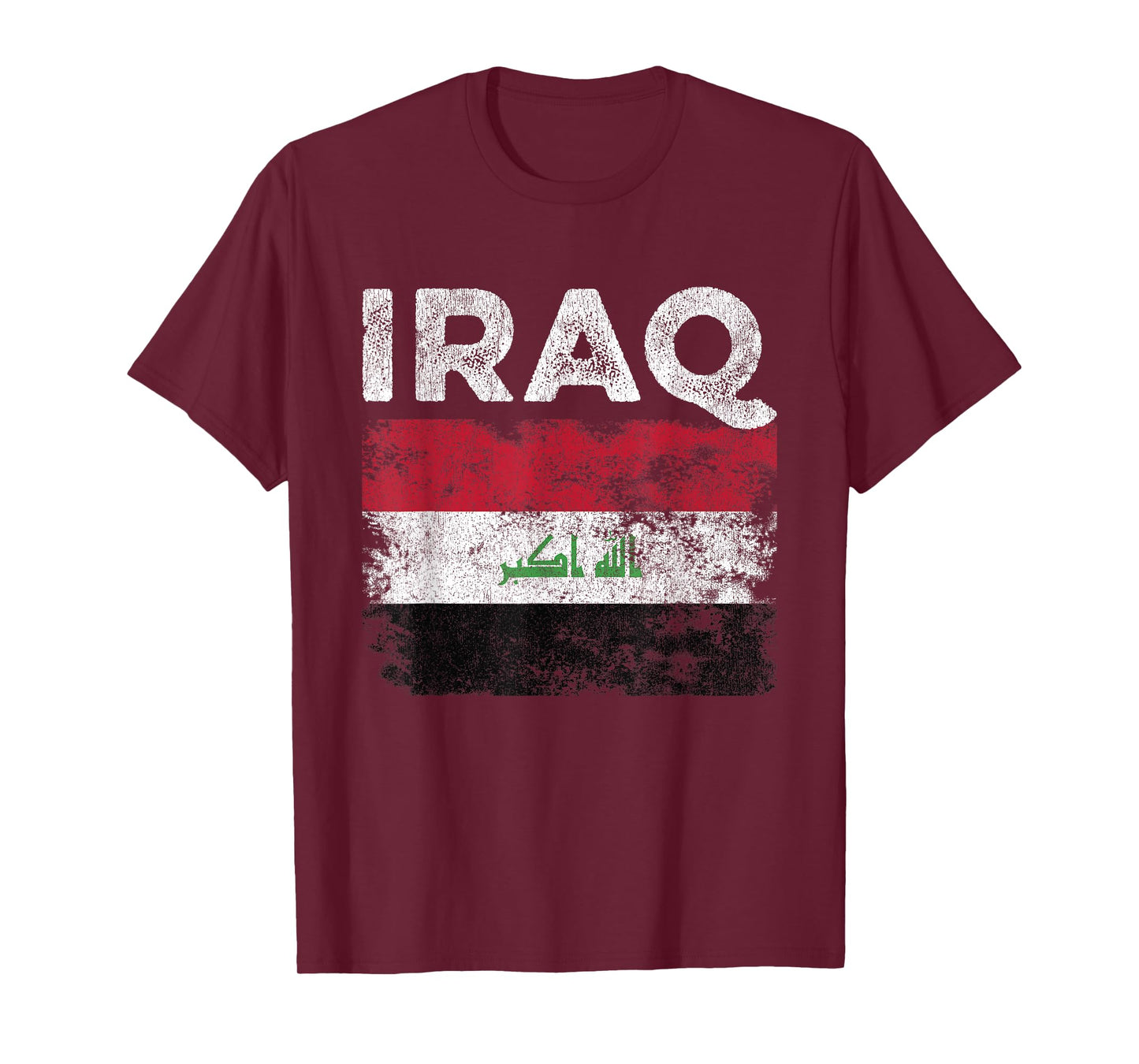 Iraq Flag Distressed - Men Women Kids - Iraqi Flag T-Shirt