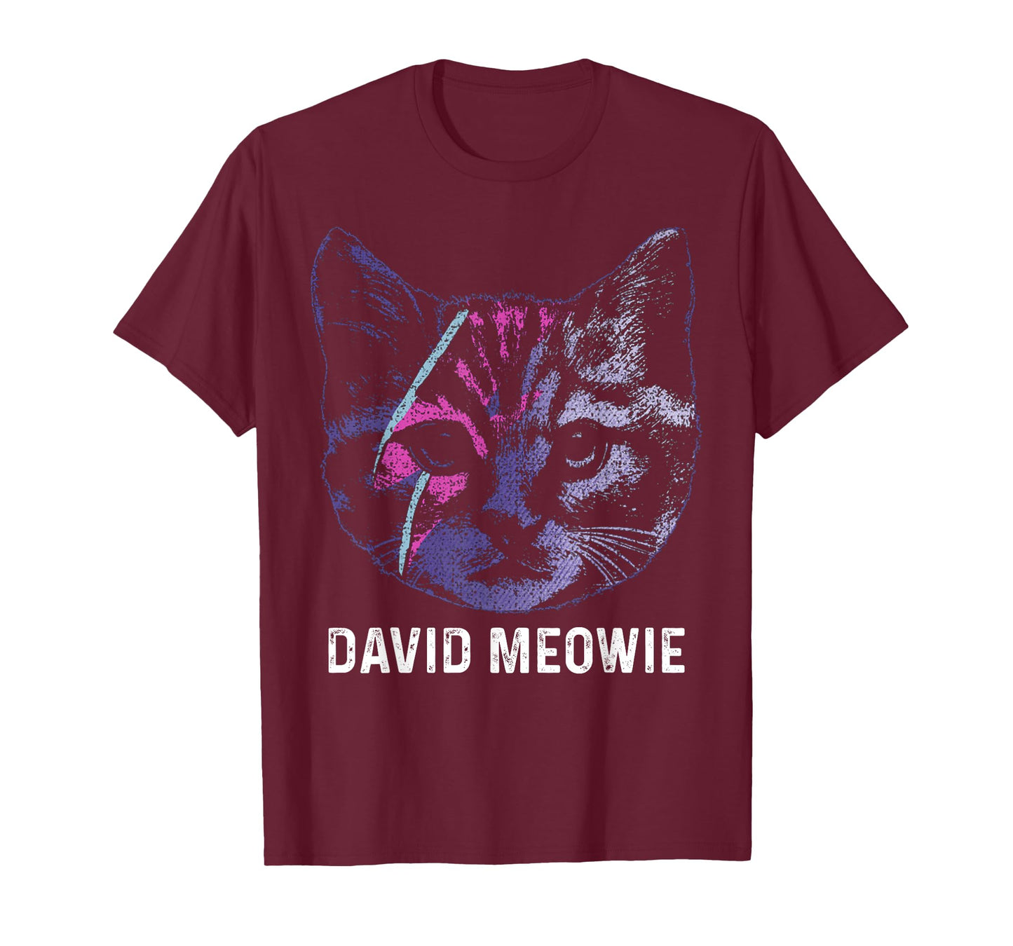 David Meowie Funny Cat Cat Lover T-Shirt