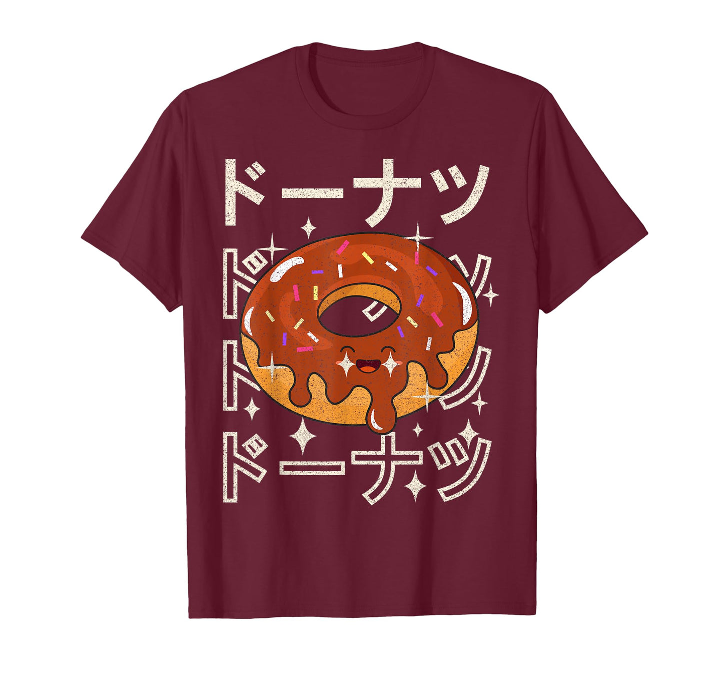 Funny 90s Japanese Cute Kawaii Donut Vintage Aesthetic Anime T-Shirt