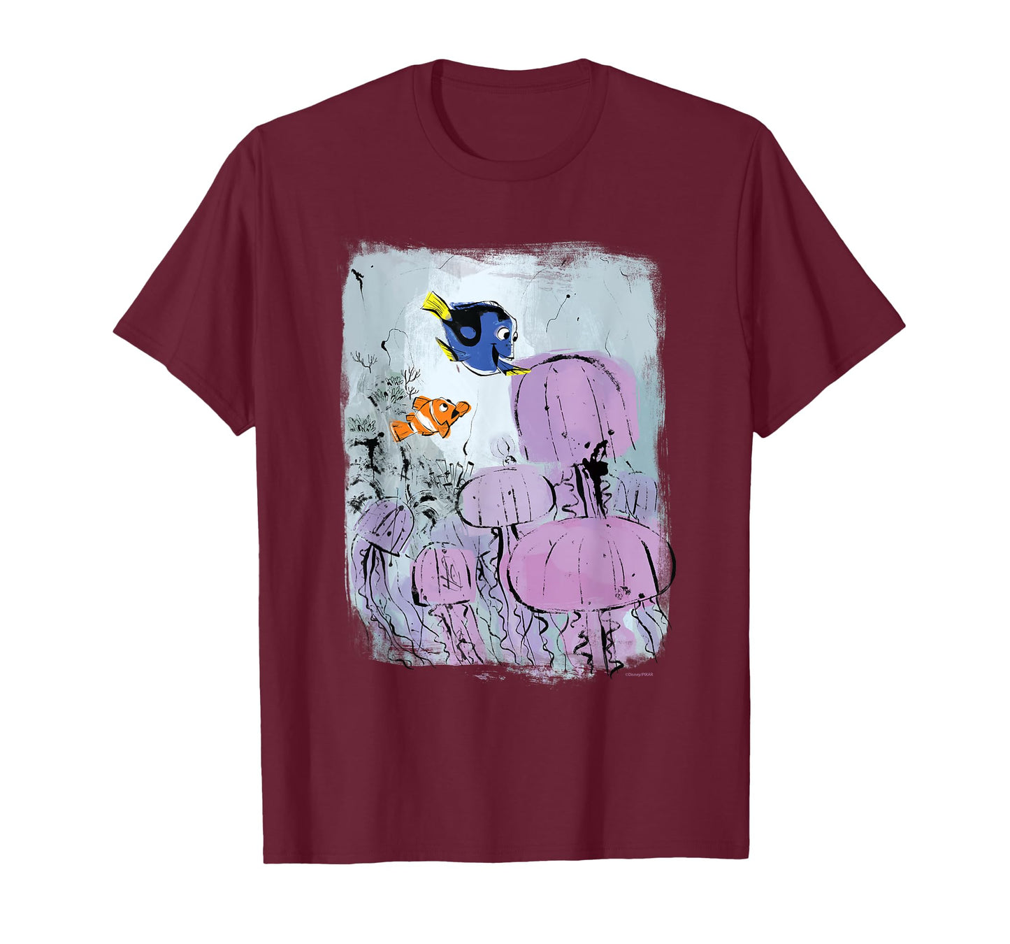 Disney and Pixar’s Finding Nemo Marlin & Dory Jellyfish T-Shirt