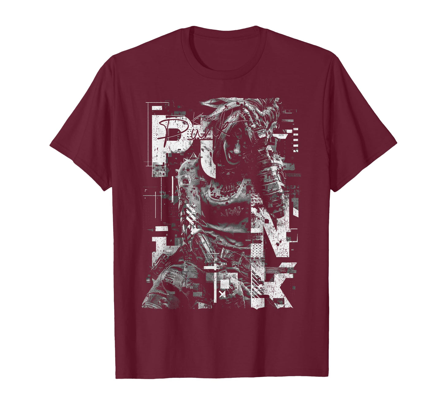 Japanese Streetwear Cyberpunk Y2K Techwear Retro Manga Anime T-Shirt
