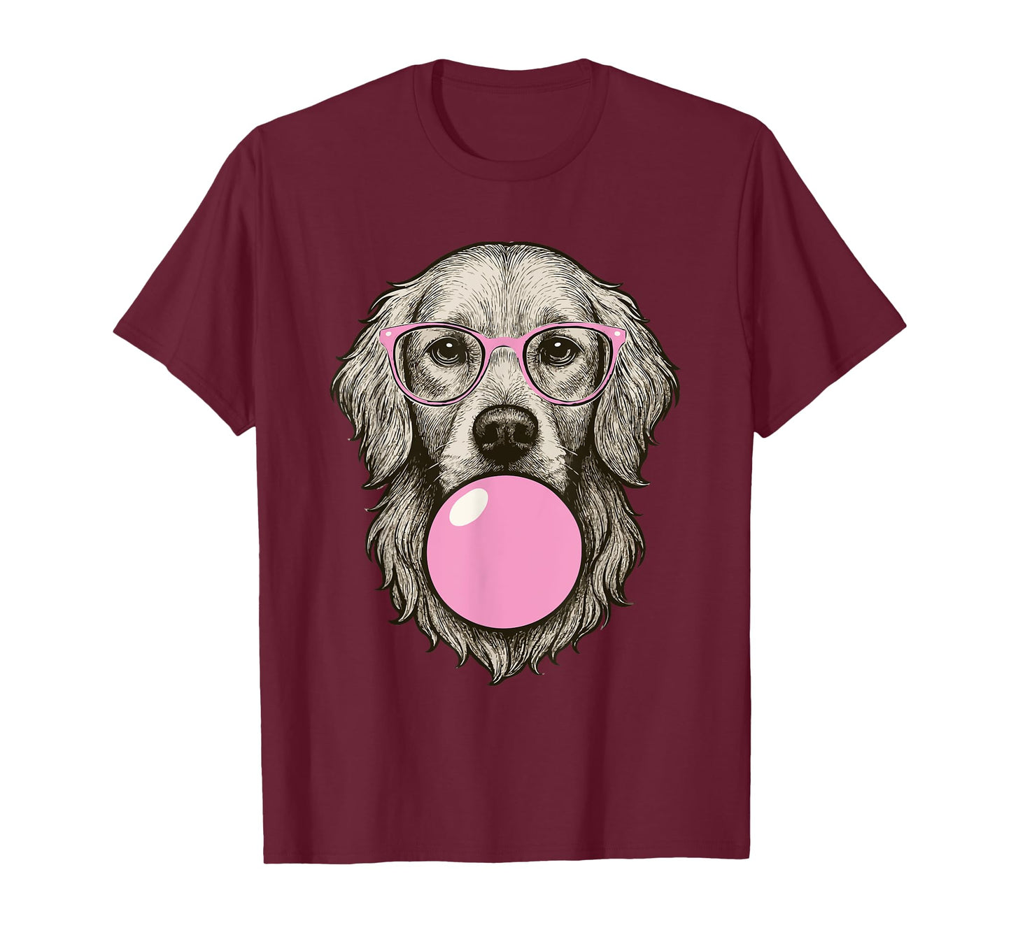 Cute Golden Retriever Shirt for Women Funny Dog Lovers T-Shirt
