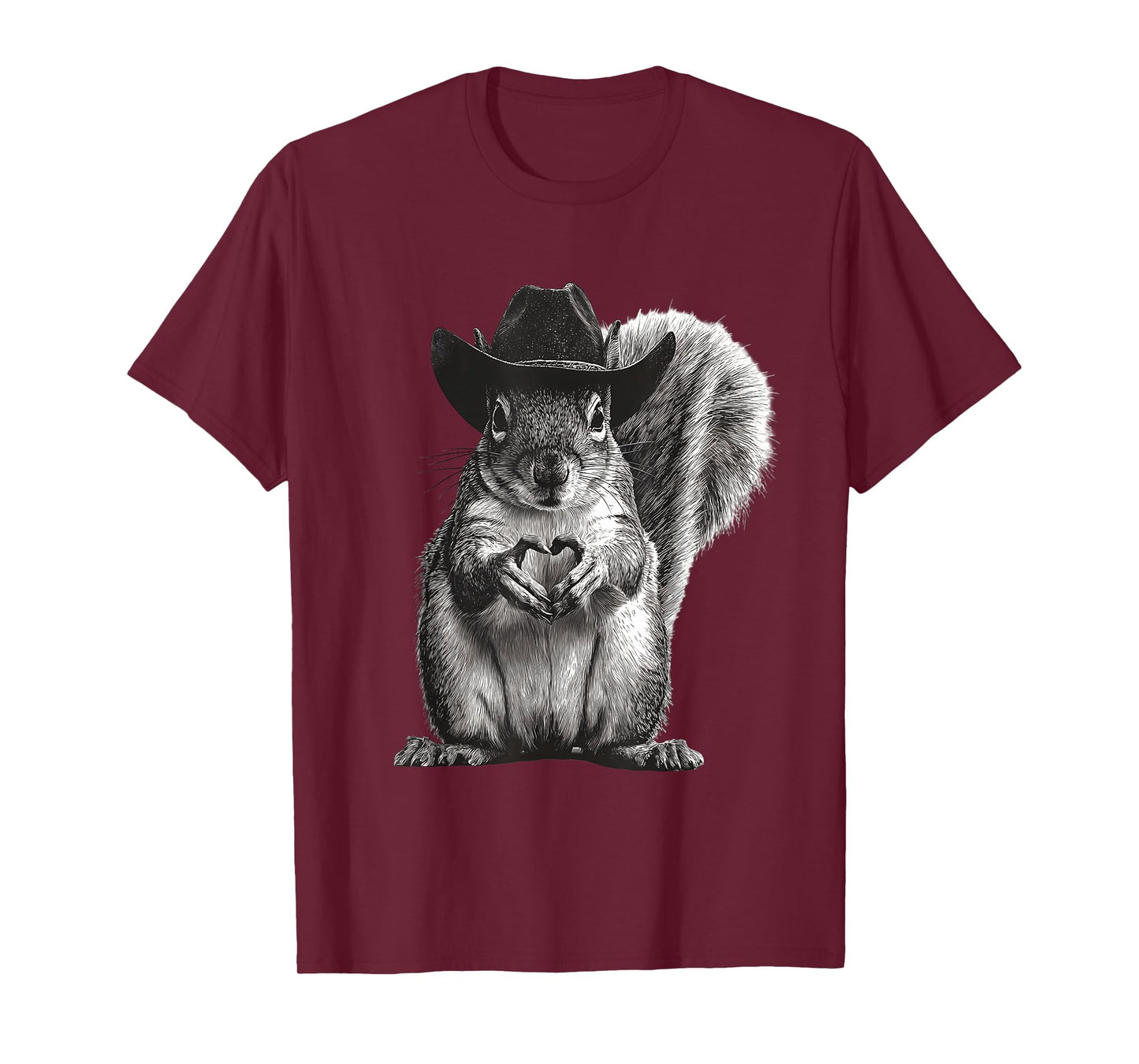 Squirrel Cowboy Vintage Rodeo Cowgirl Western Country T-Shirt