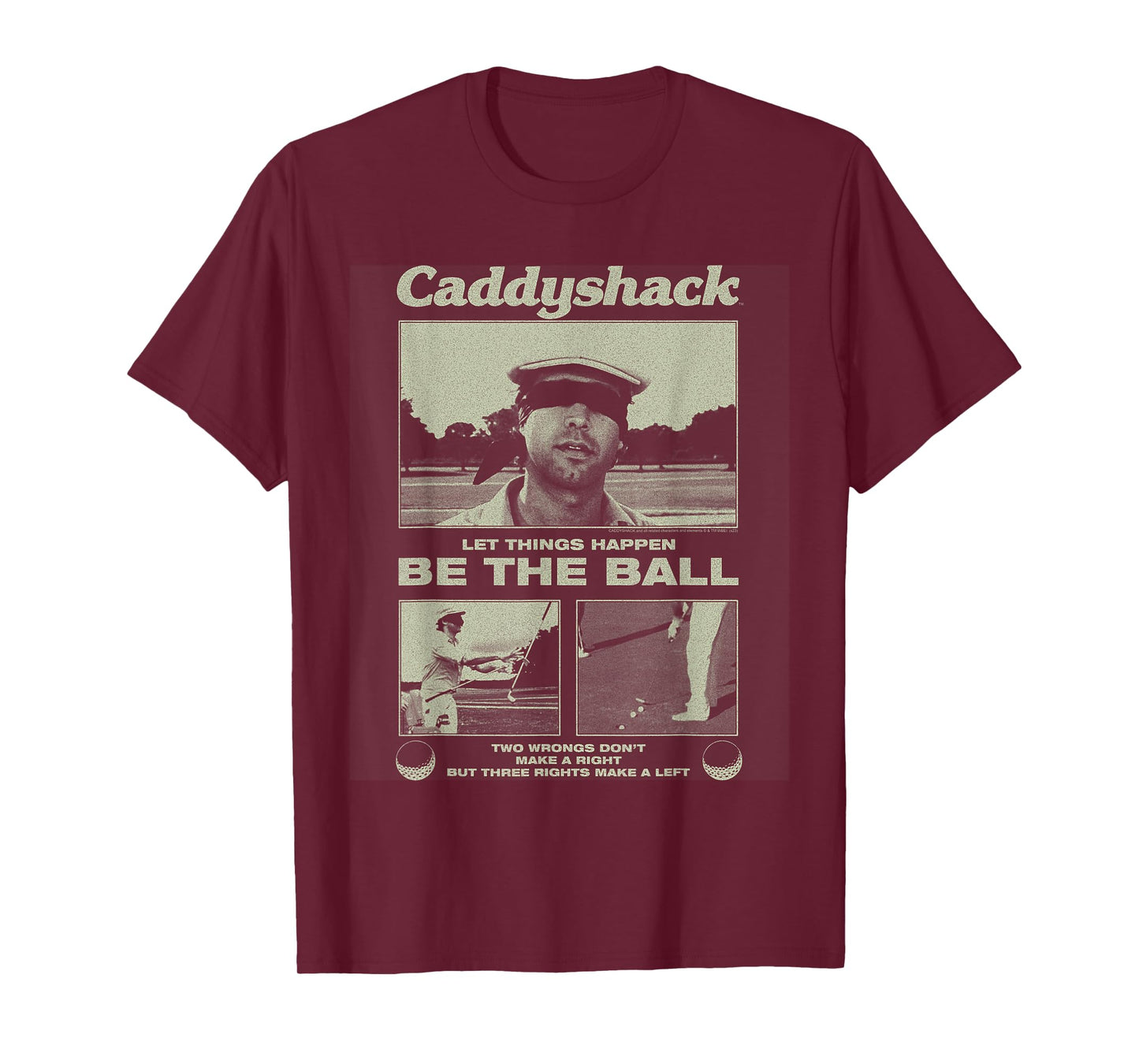Caddyshack Be The Ball The Blind Putt 80's Movie T-Shirt