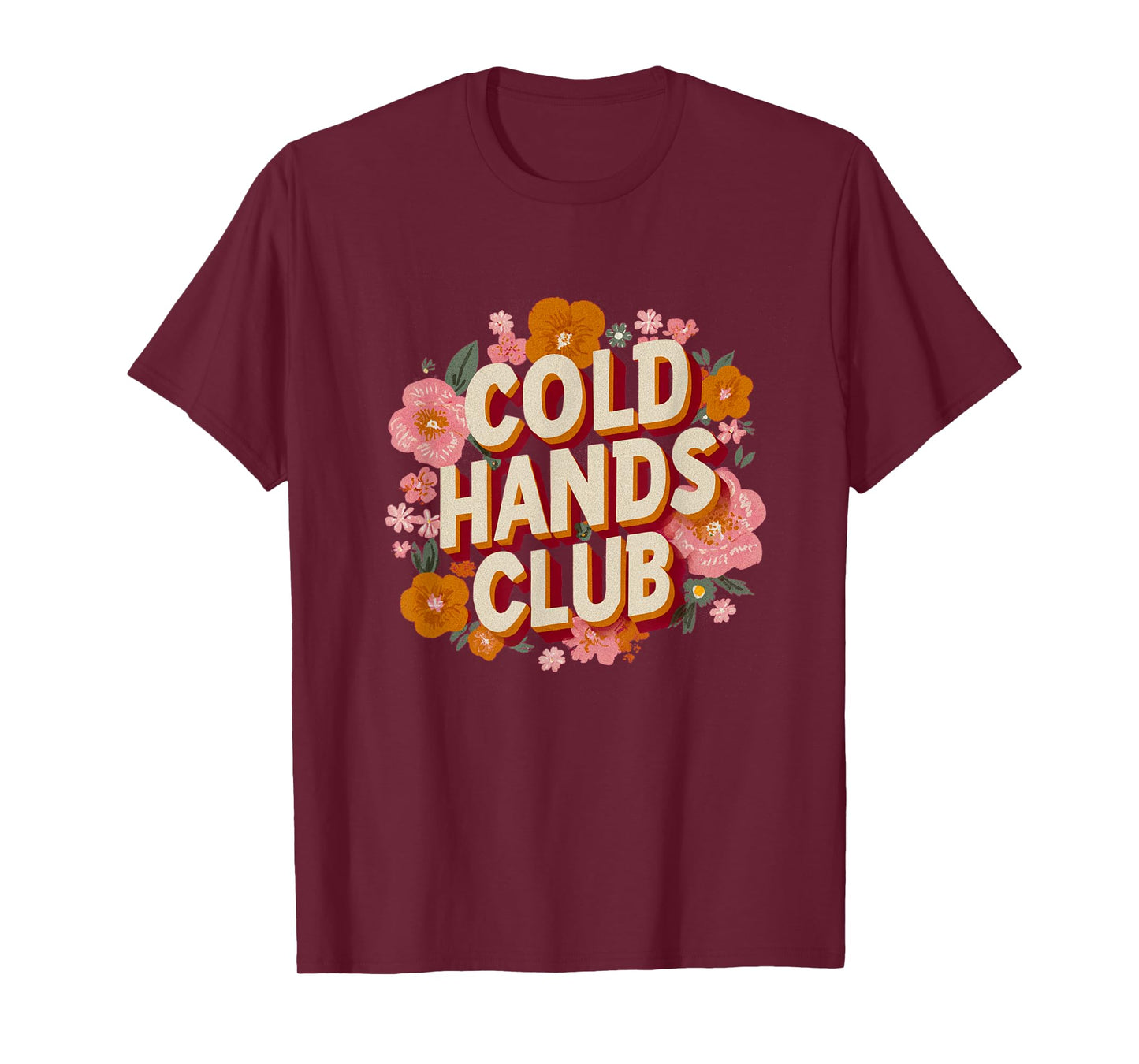 Flowery Cold Hands Club Costume T-Shirt