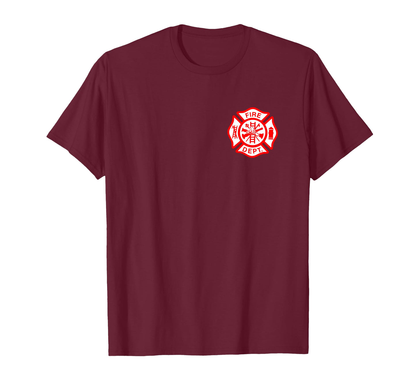 Fire Department Logo Uniform Fireman Symbol Firefighter Gear Long Sleeve T-Shirt