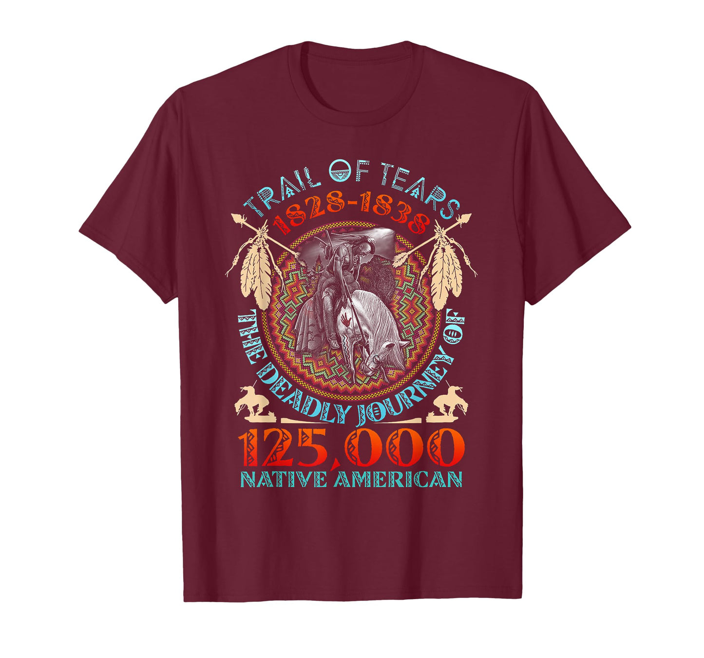 Trail Of Tears 1828 - 1838 The Deadly Journey T-Shirt