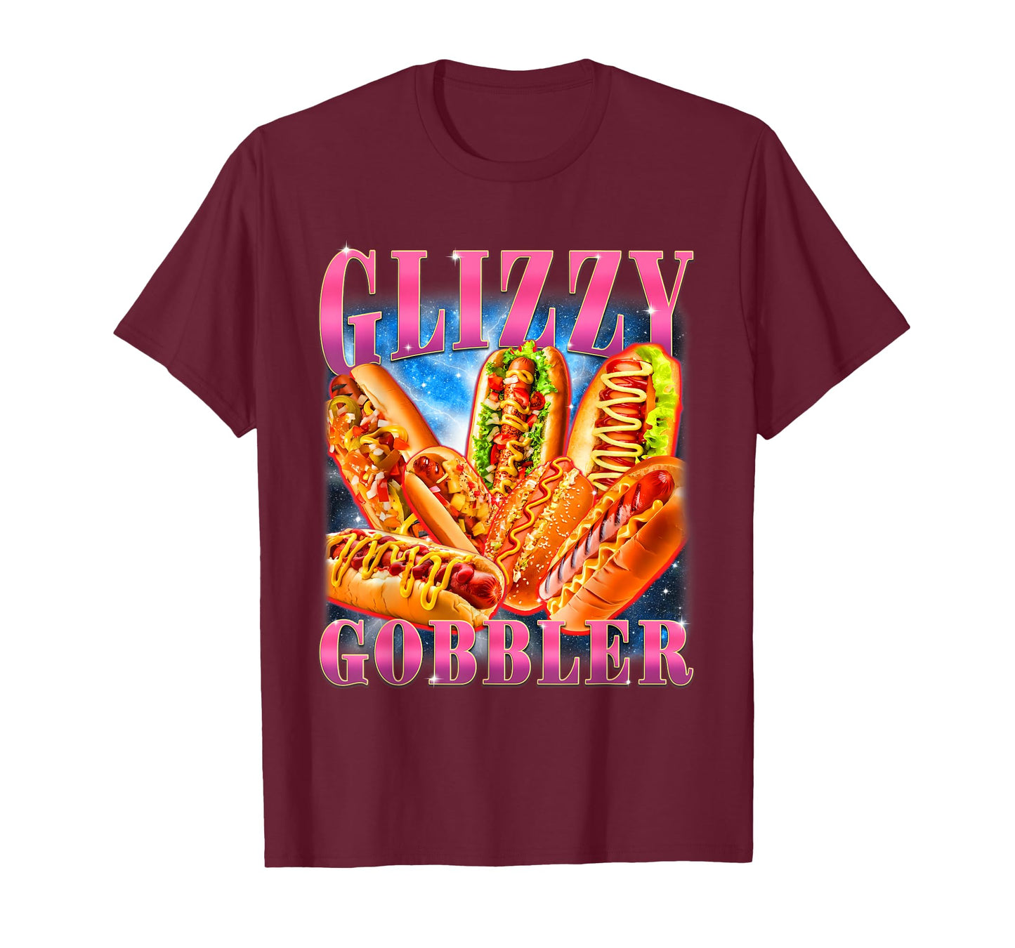 Glizzy Gobbler Meme Funny Hilarious Hot Dog Glizzy Lovers T-Shirt