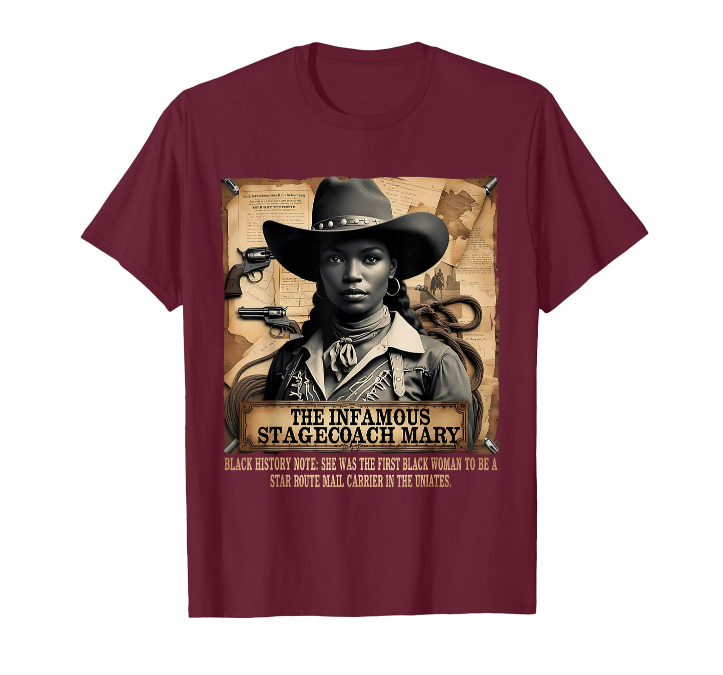 Black History African Cowgirl Swag Melanin Cowgirls T-Shirt