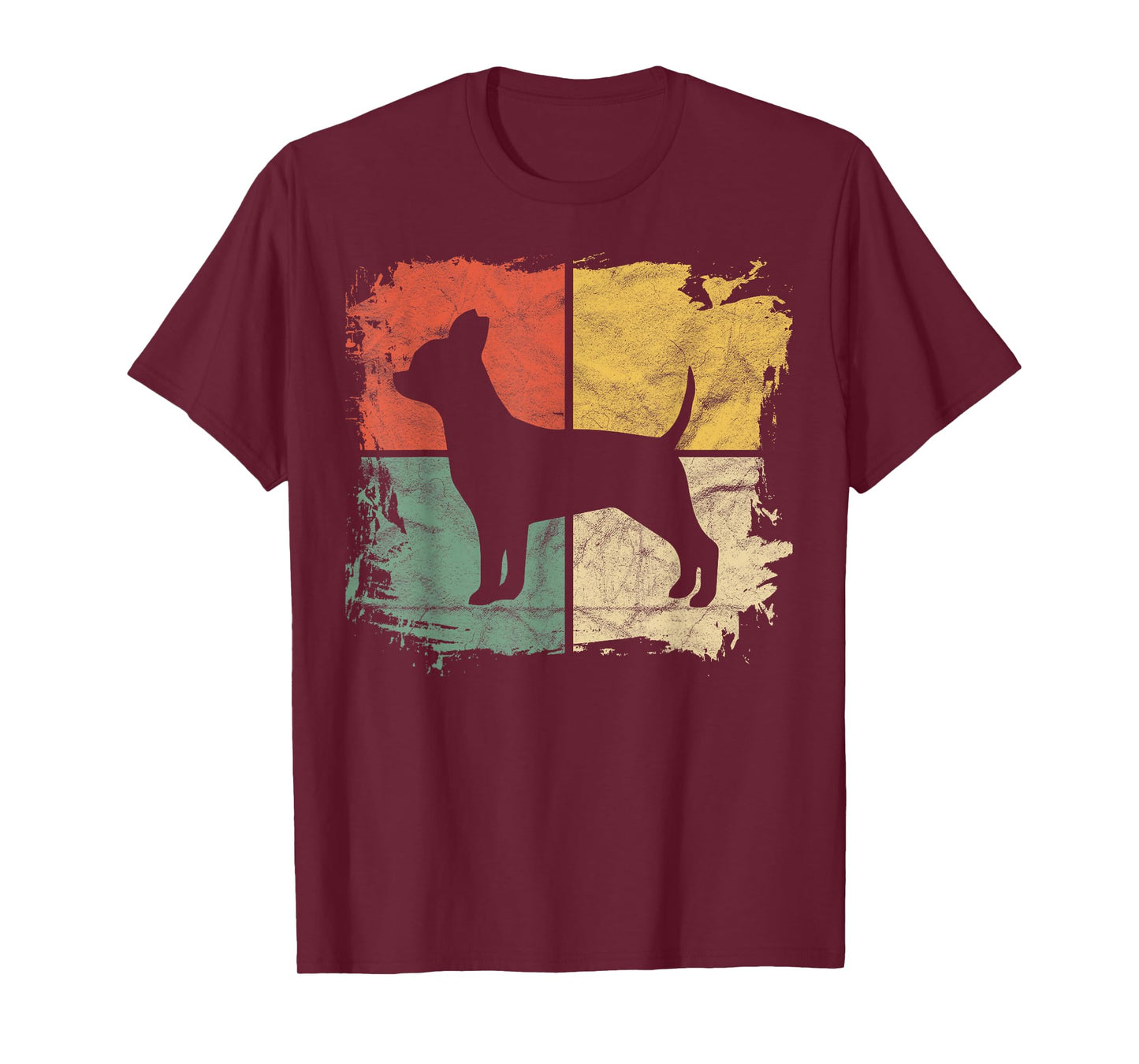Square Retro Chihuahua Owner Gift Dog Parent Dad Chi-chi Mom T-Shirt