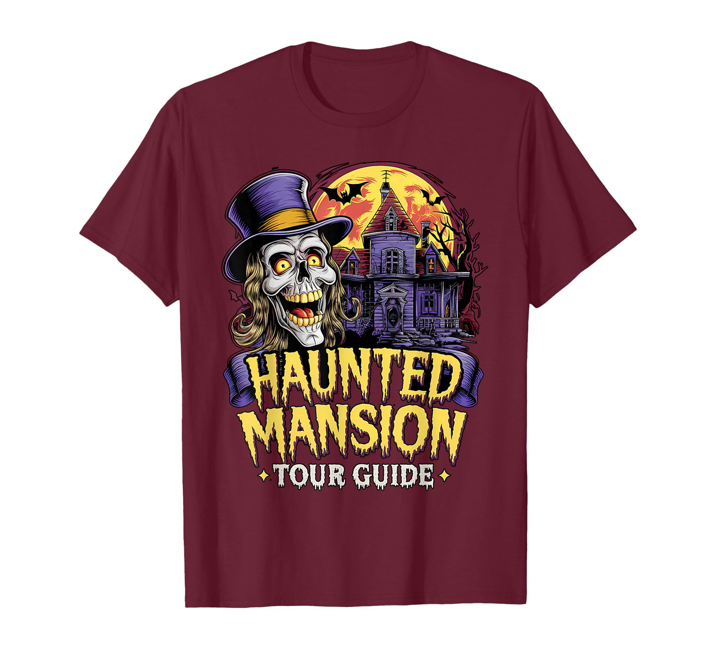 Halloween Haunted Mansion Tour Guide: Spooky Night Awaits T-Shirt