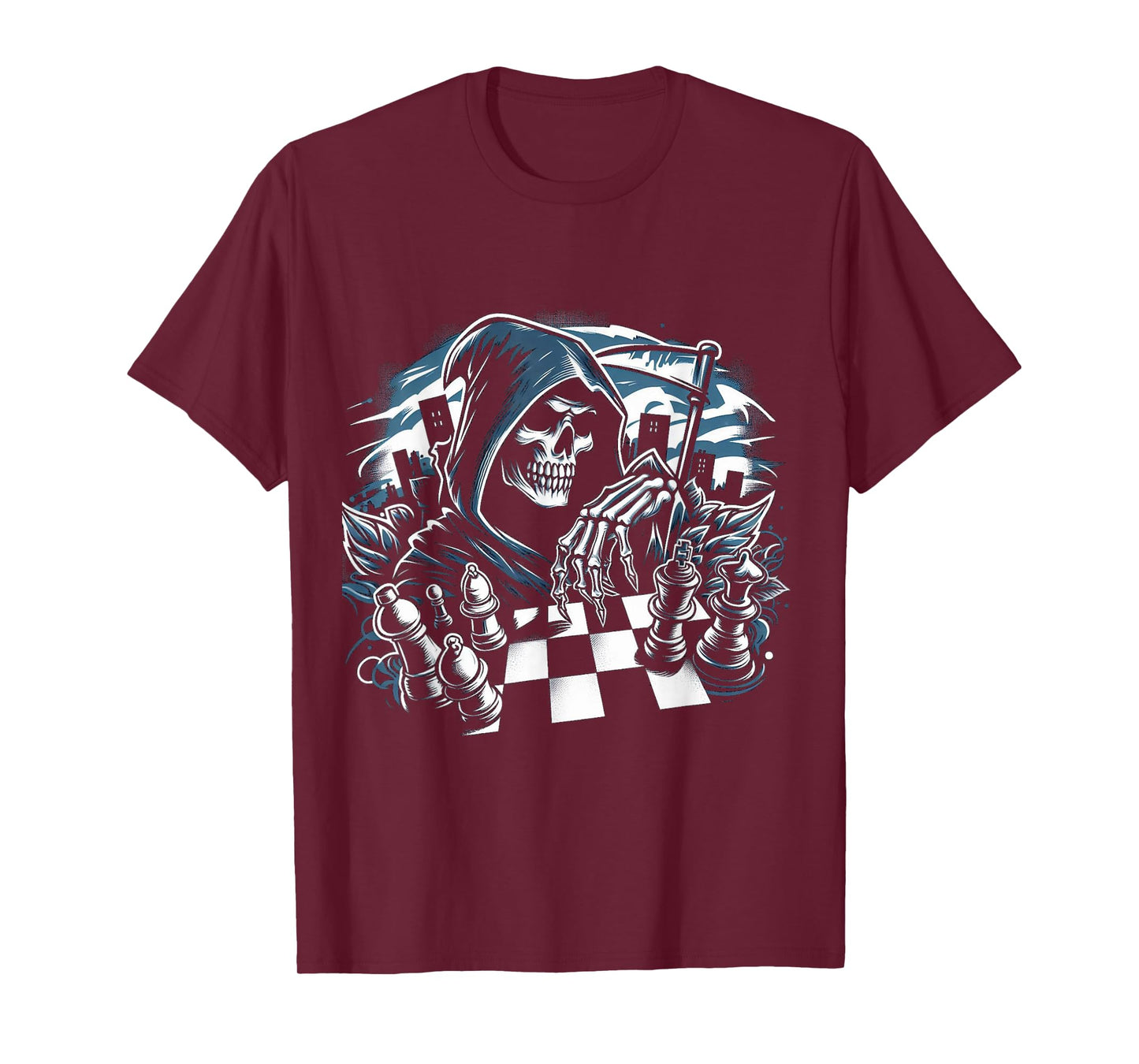 Chess Grim Reaper T-Shirt