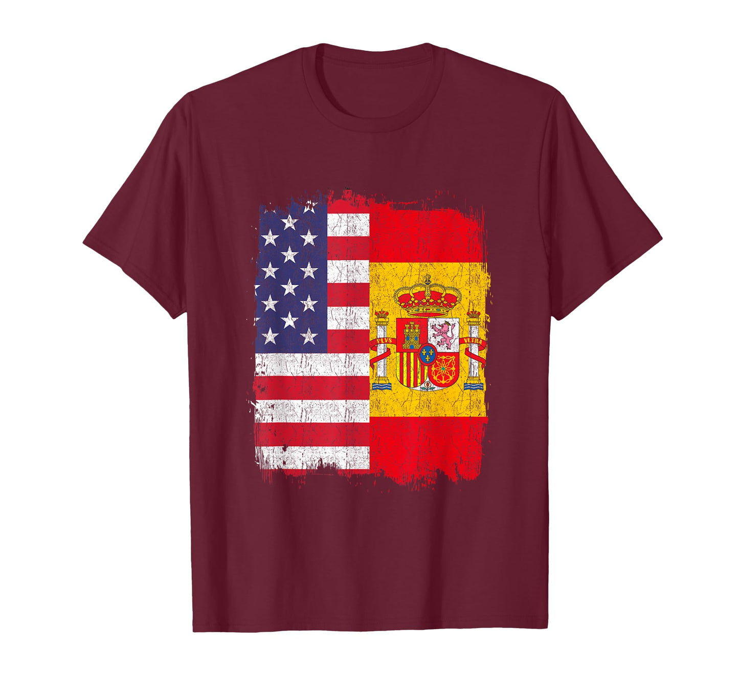 USA Spain Flag American Spanish T-Shirt