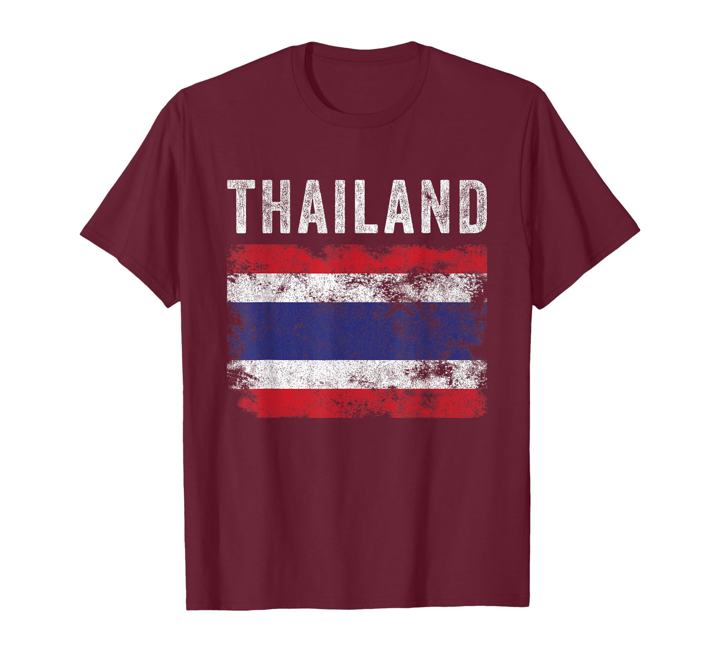 Thailand Flag Distressed - Men Women Kids - Thai Flag T-Shirt