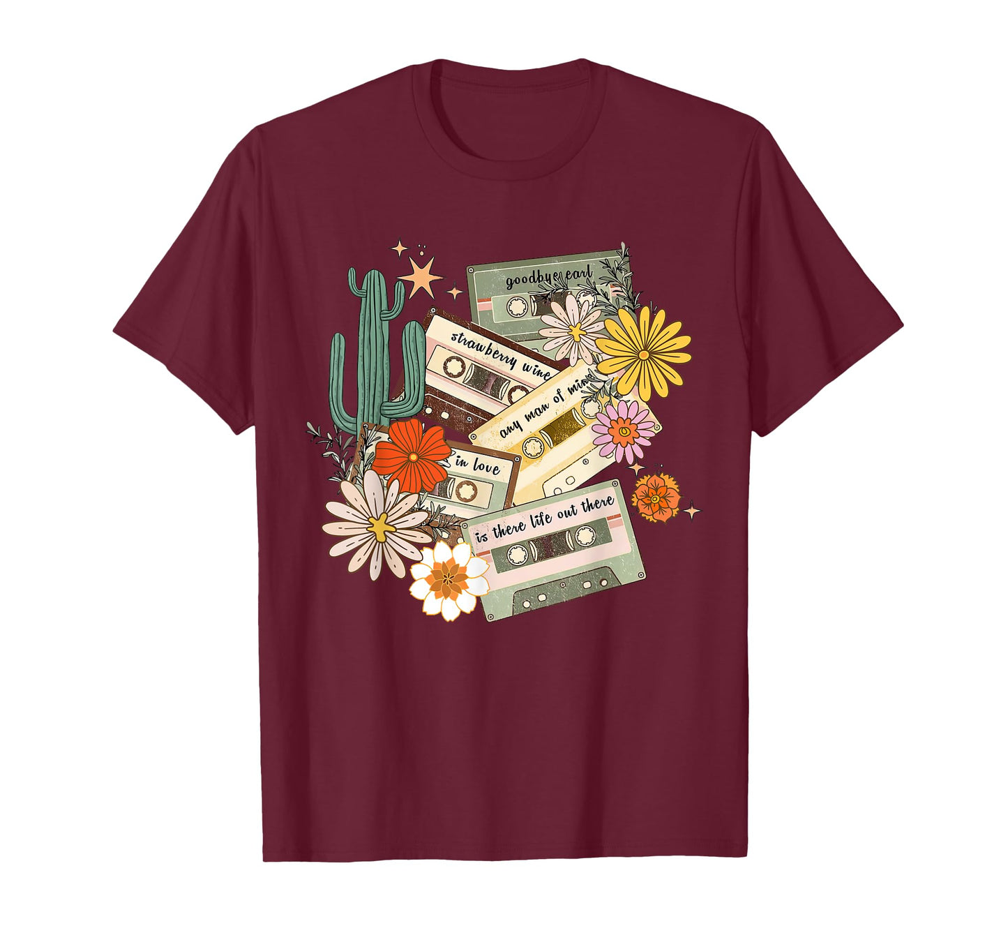 90s Country Music, Southern Farm, Old Mixtape Cassette Music T-Shirt