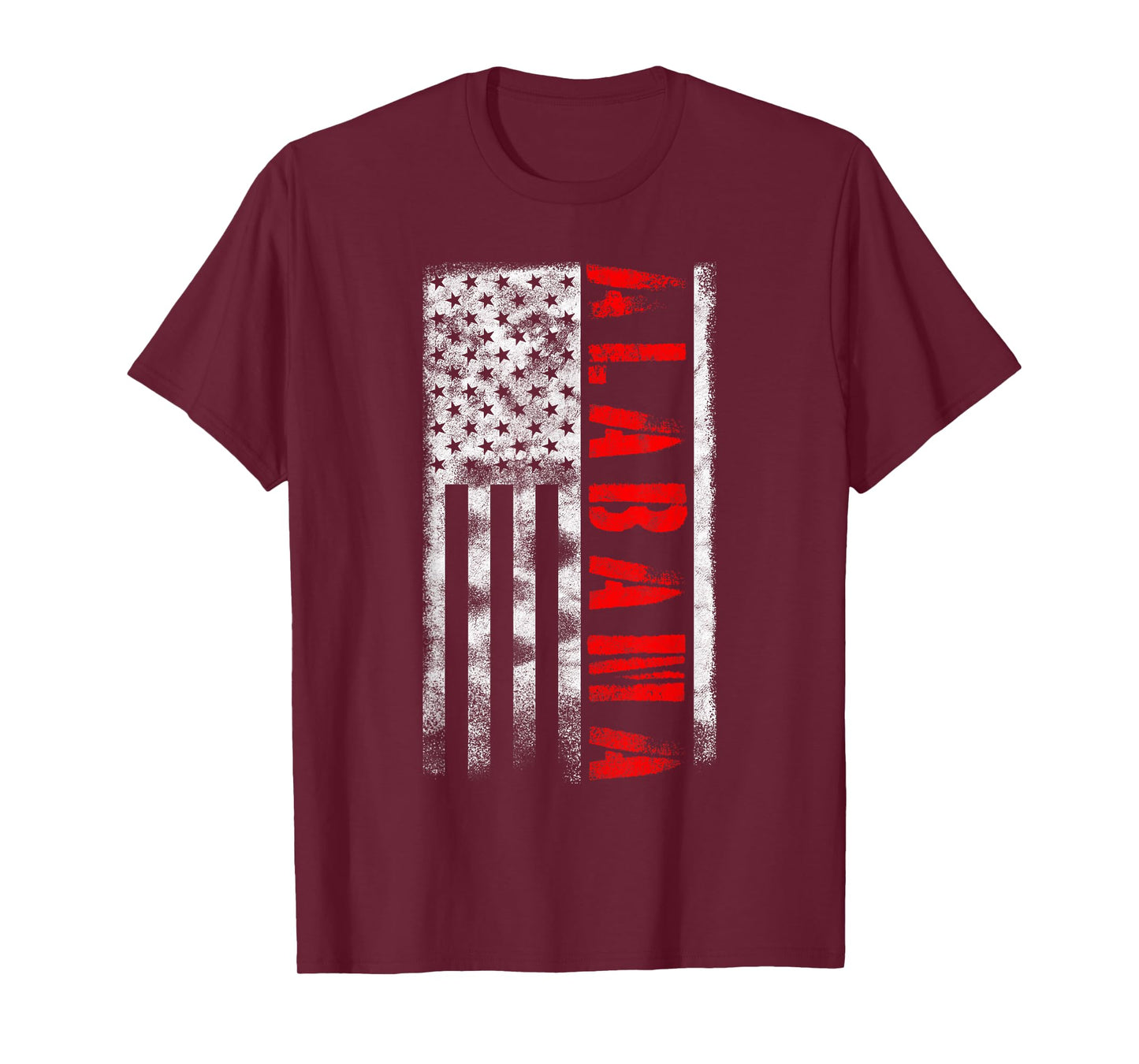 American Flag US Patriotic Alabama T-Shirt