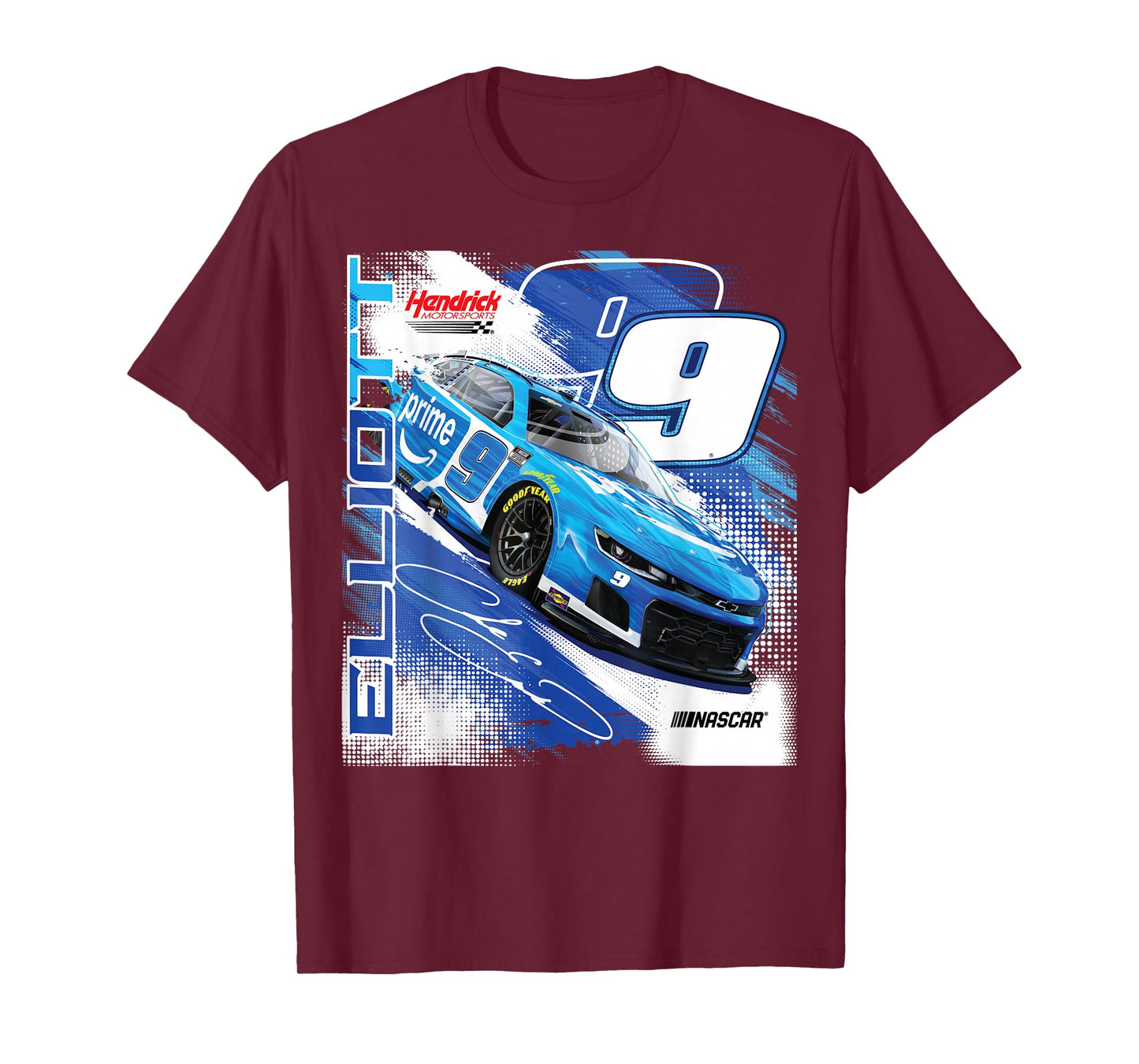 NASCAR - Chase Elliott #9 Prime - Hendrick Motorsports T-Shirt