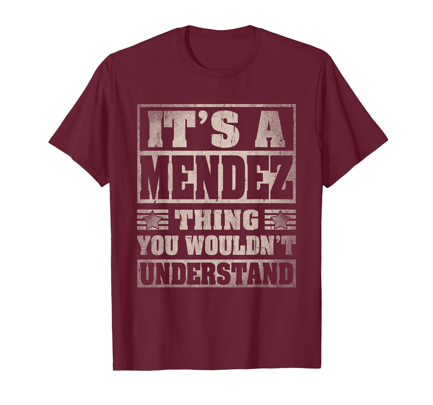 Mendez Last Name Shirt It's A Mendez Thing T-Shirt
