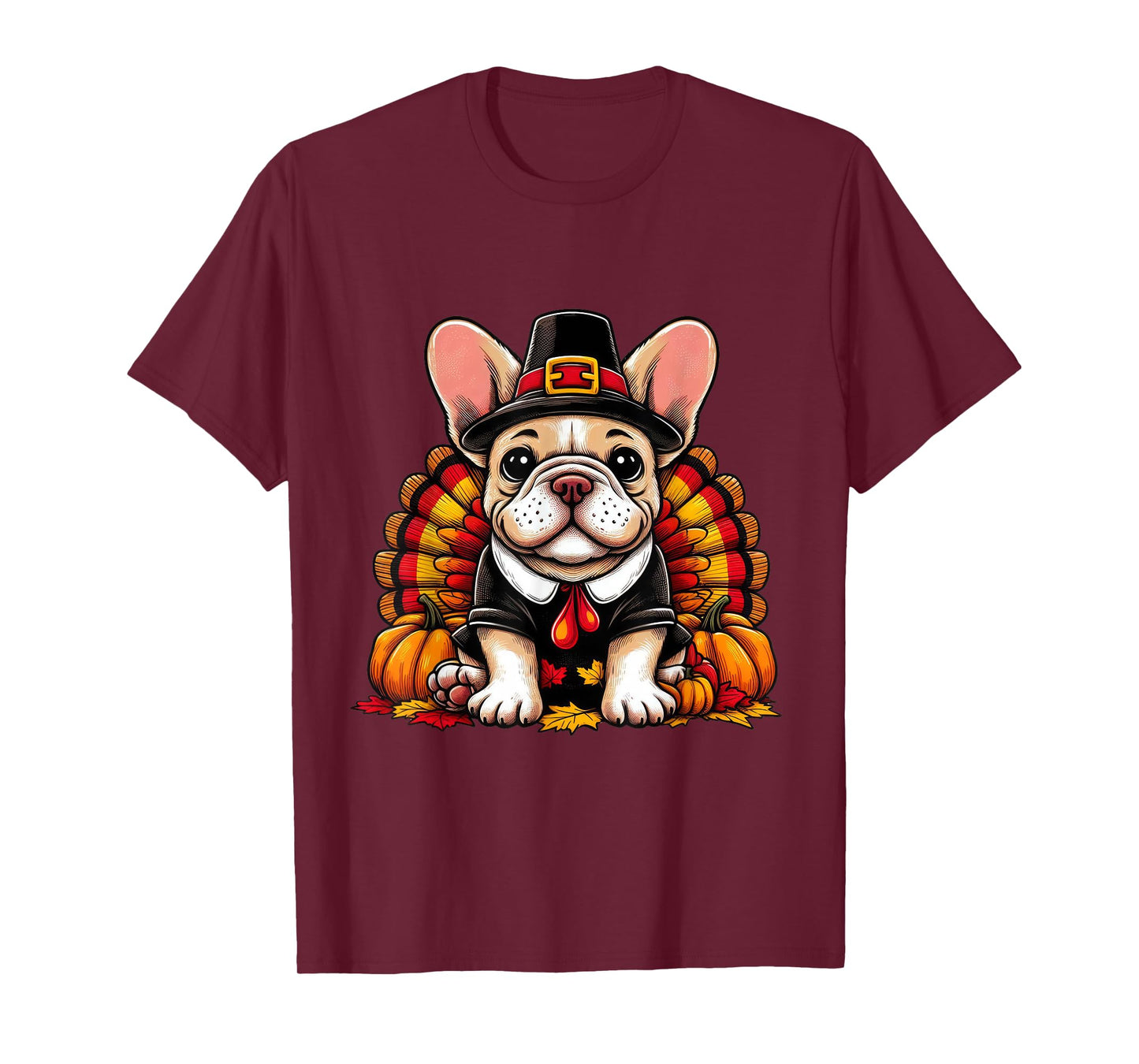 French Bulldog Thanksgiving Costume Dog Frenchie T-Shirt