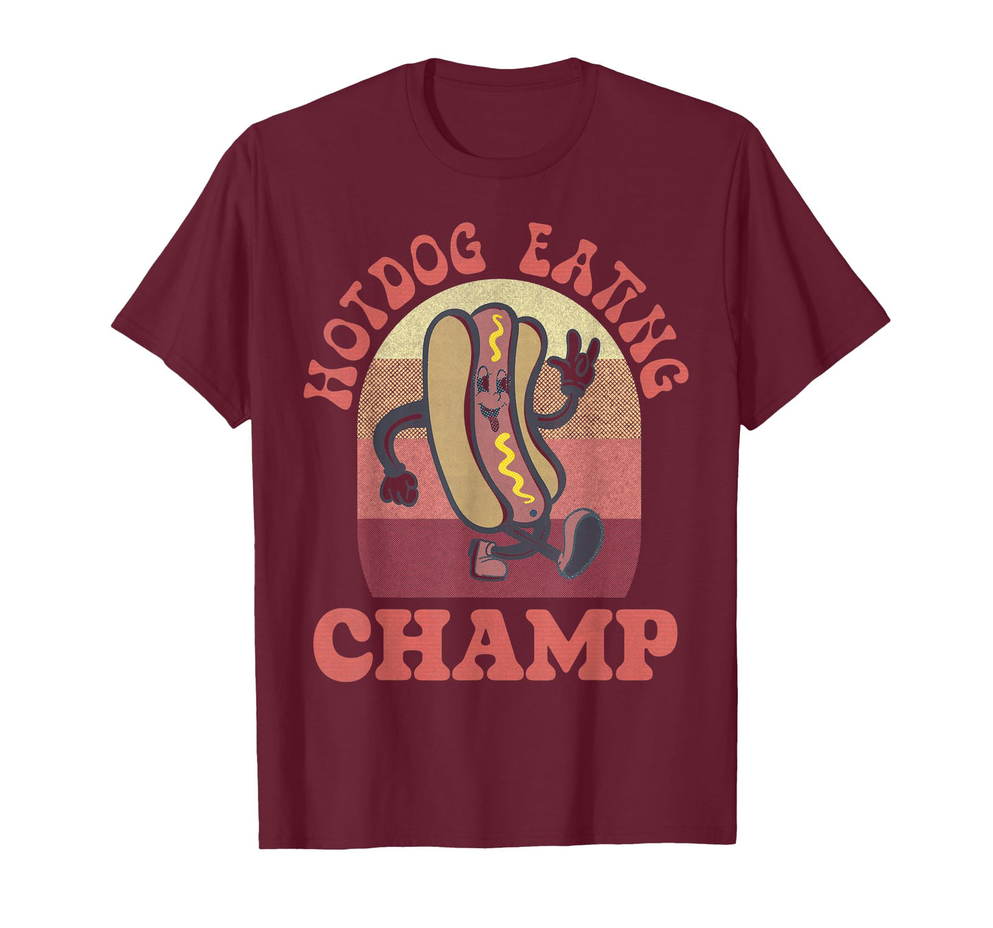Hot Dog Eating Champion Funny T-Shirt