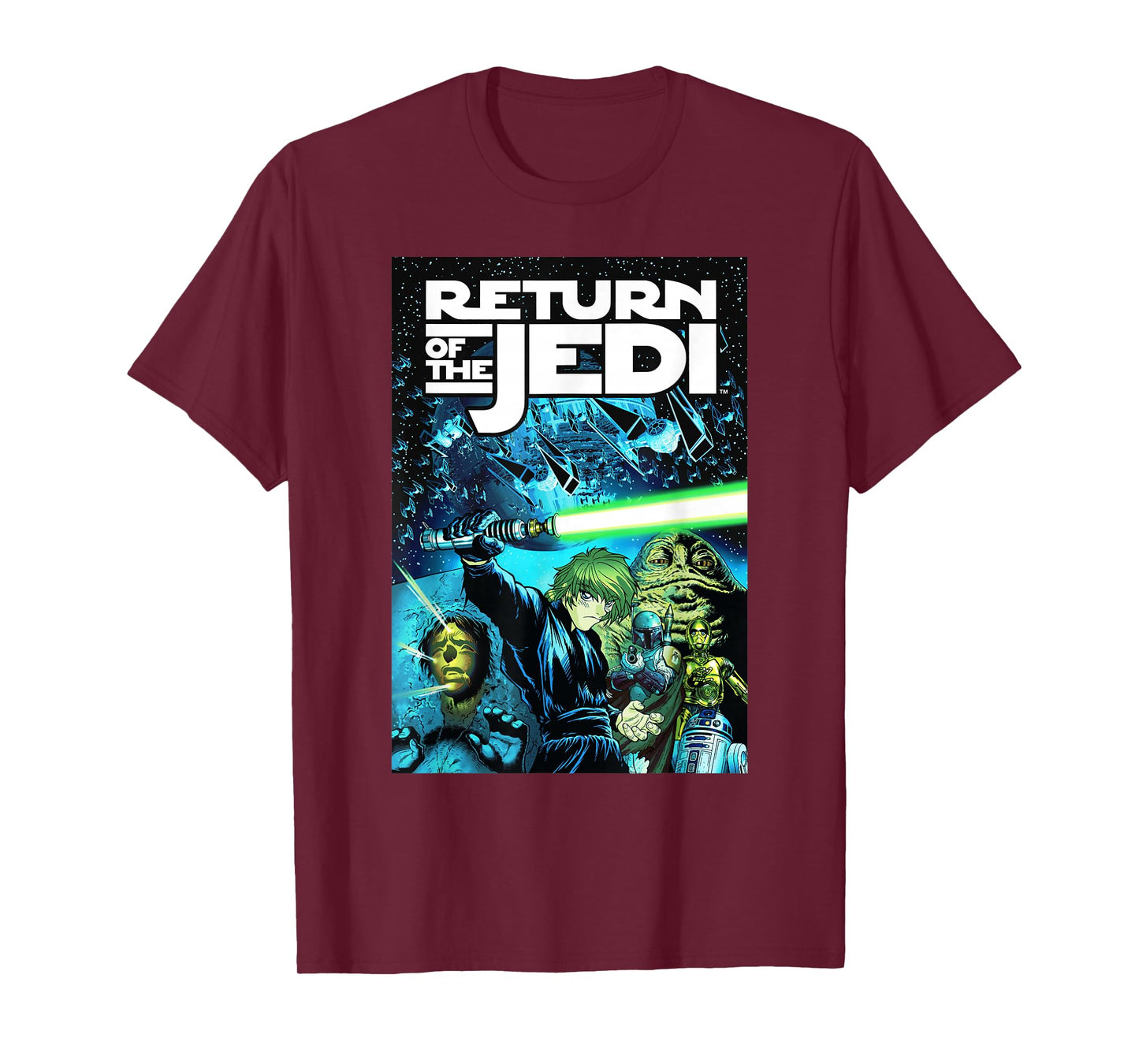 Star Wars Manga Style Return of the Jedi Poster T-Shirt