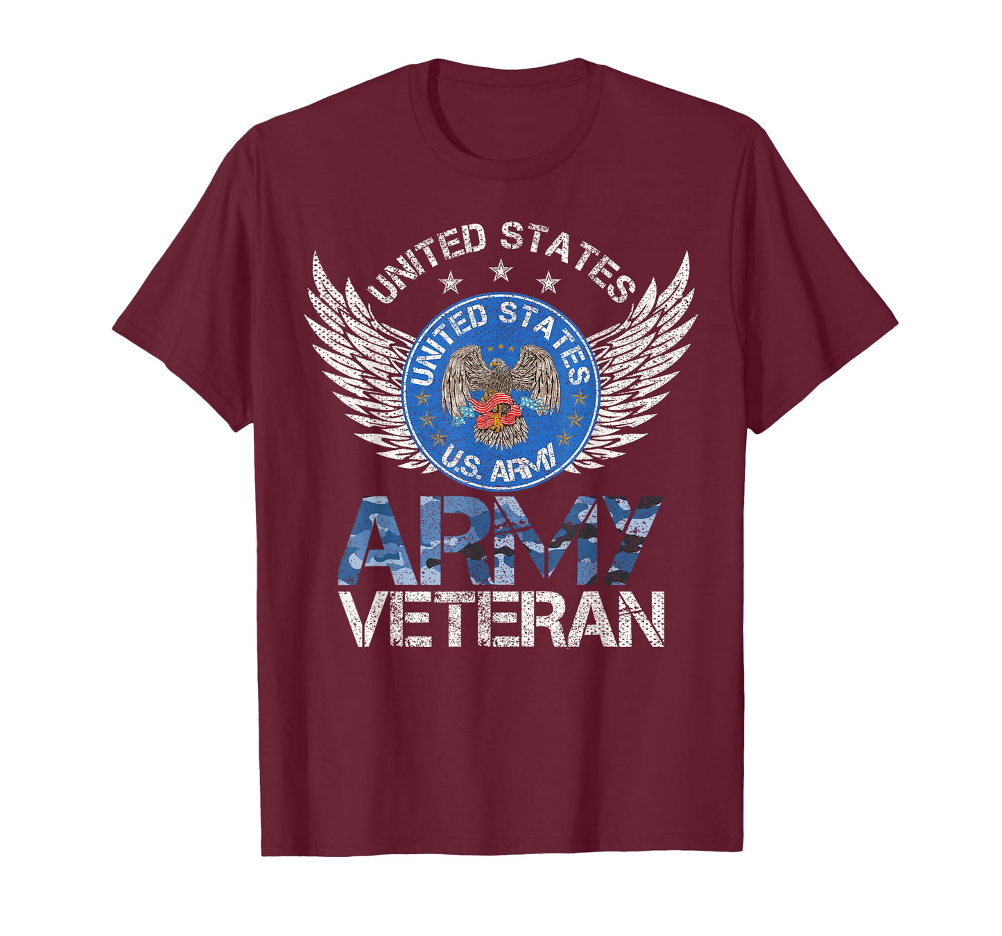 Vintage United States Army Veteran Gift U.S Military Veteran T-Shirt