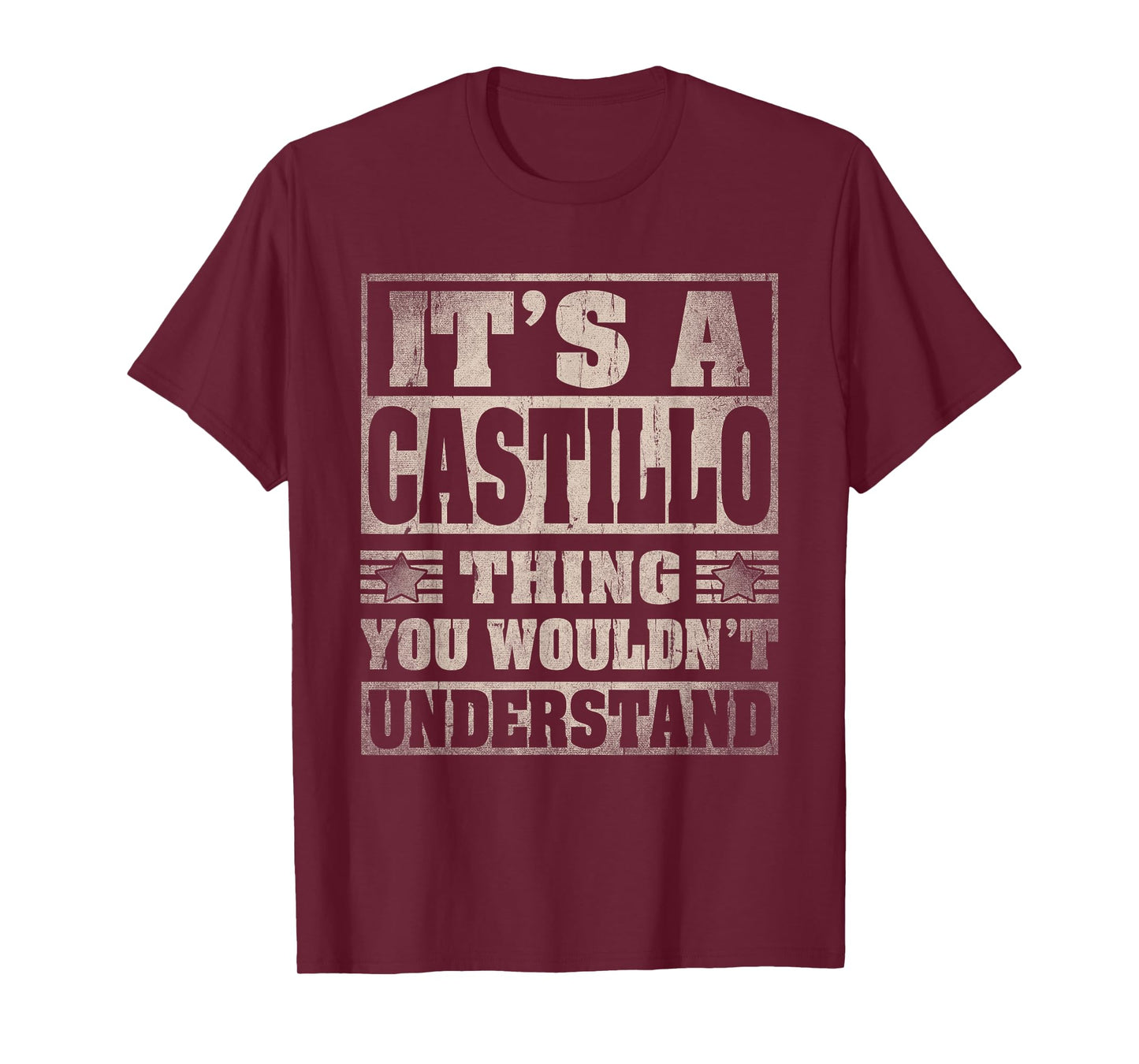 Castillo Last Name Shirt It's A Castillo Thing T-Shirt