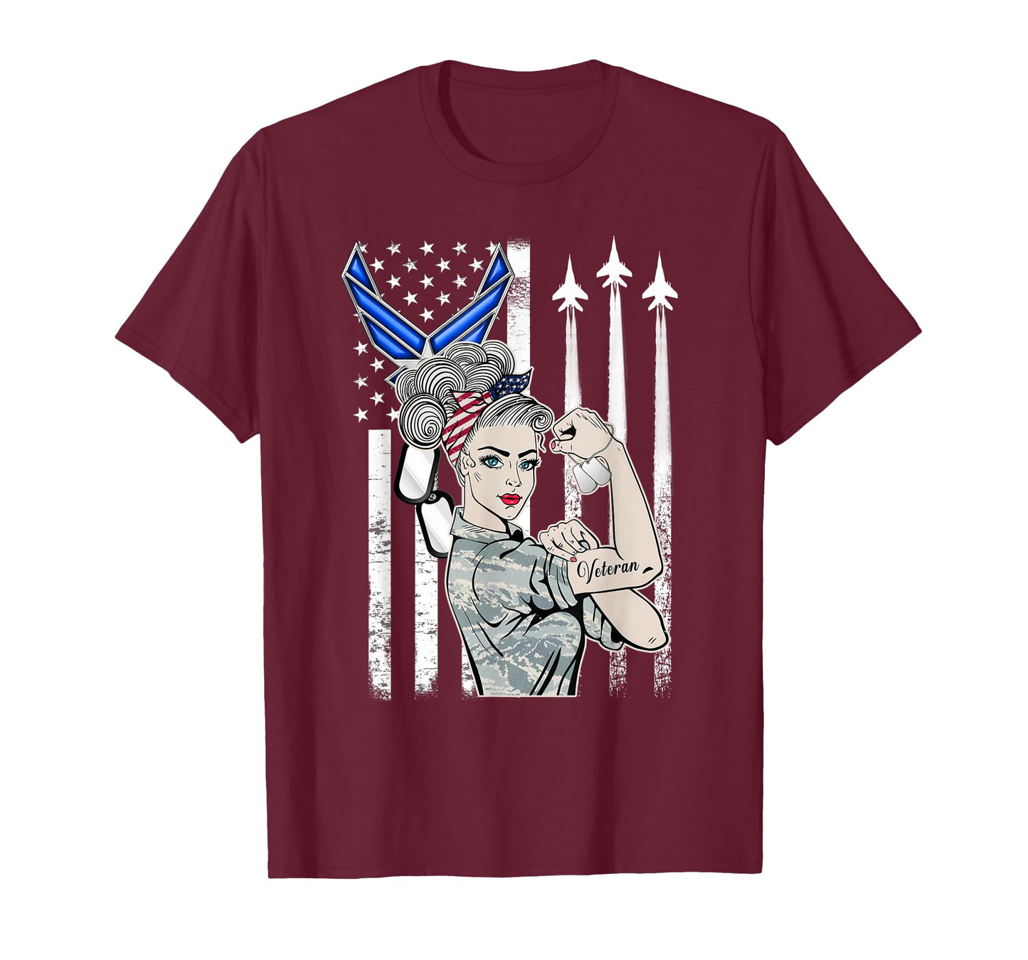 USAF Air Force Women Proud Shirt, Air Force Veteran Gift T-Shirt