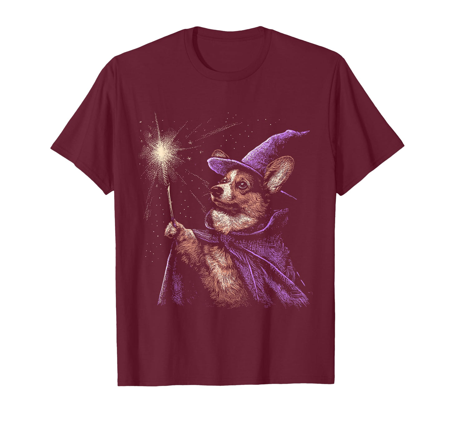 Wizard Corgi Shirt Magic Fantasy Dog Corgi Lover Magician T-Shirt