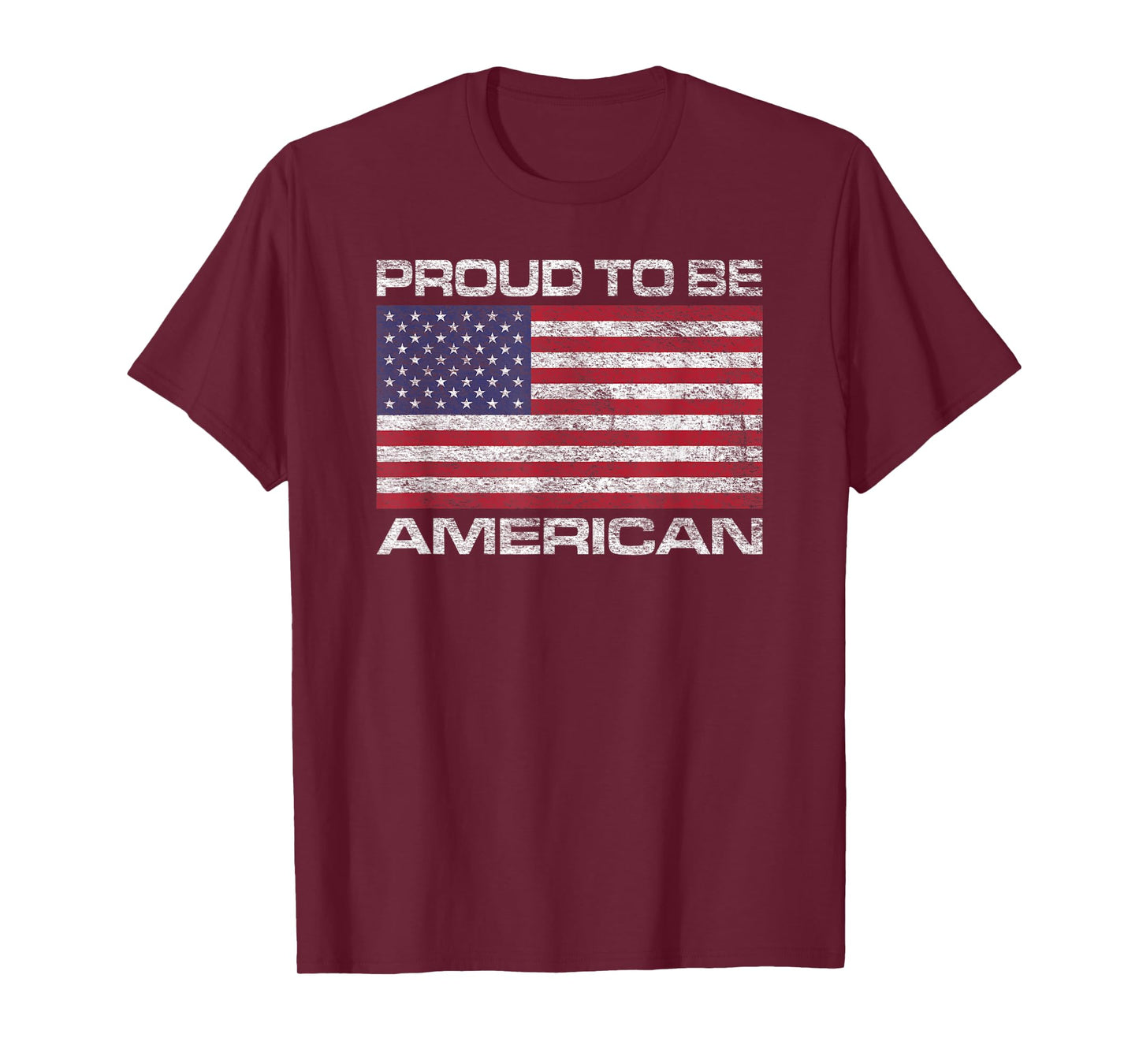 PROUD TO BE AMERICAN USA FLAG STAR SPANGLED BANNER ANTHEM Women Kids Men T-Shirt
