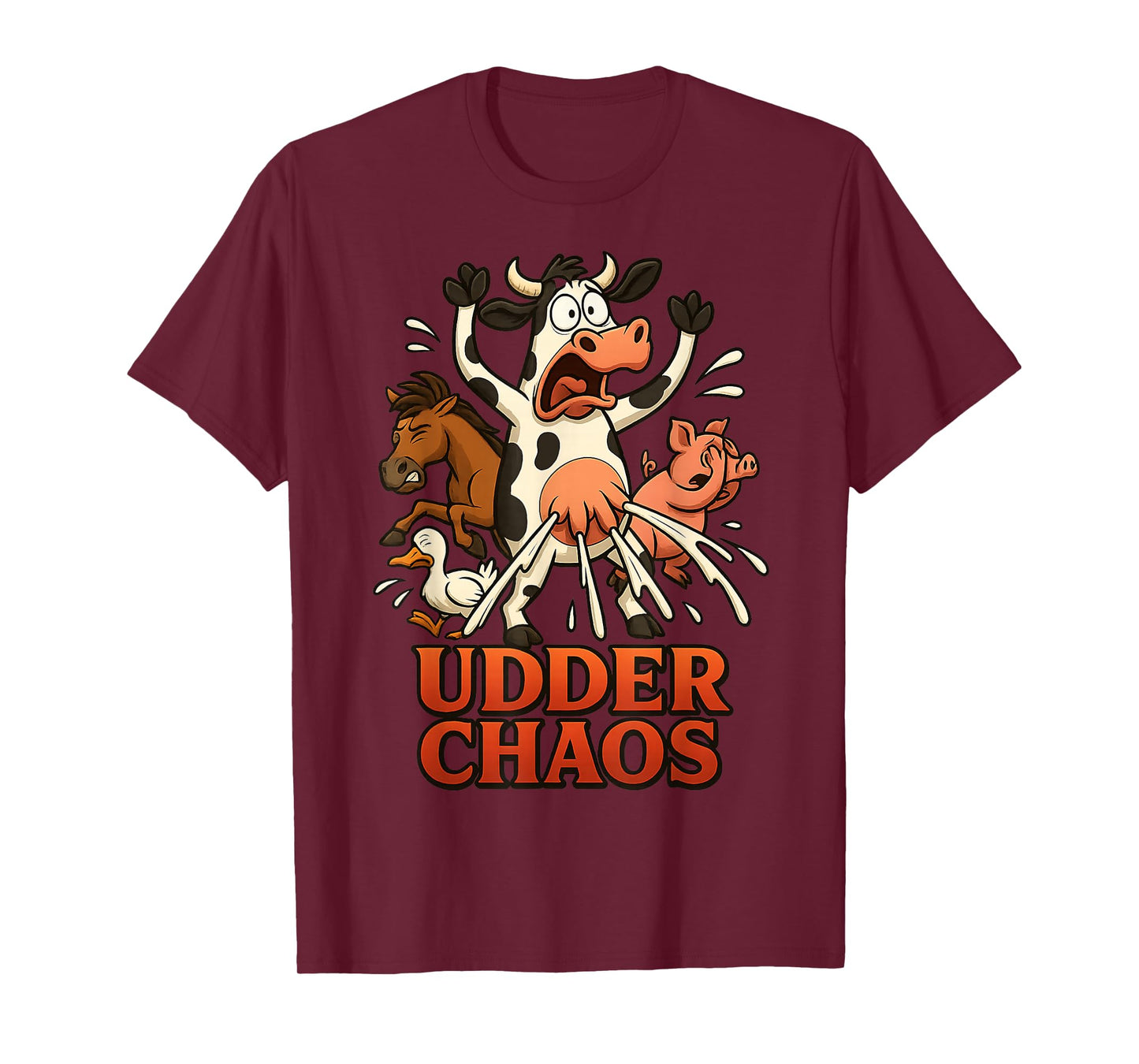 Funny Cartoon Cow T-Shirt