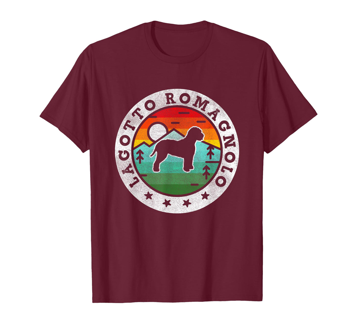 Vintage Lagotto Romagnolo Retro Dog Mom Dad T-Shirt