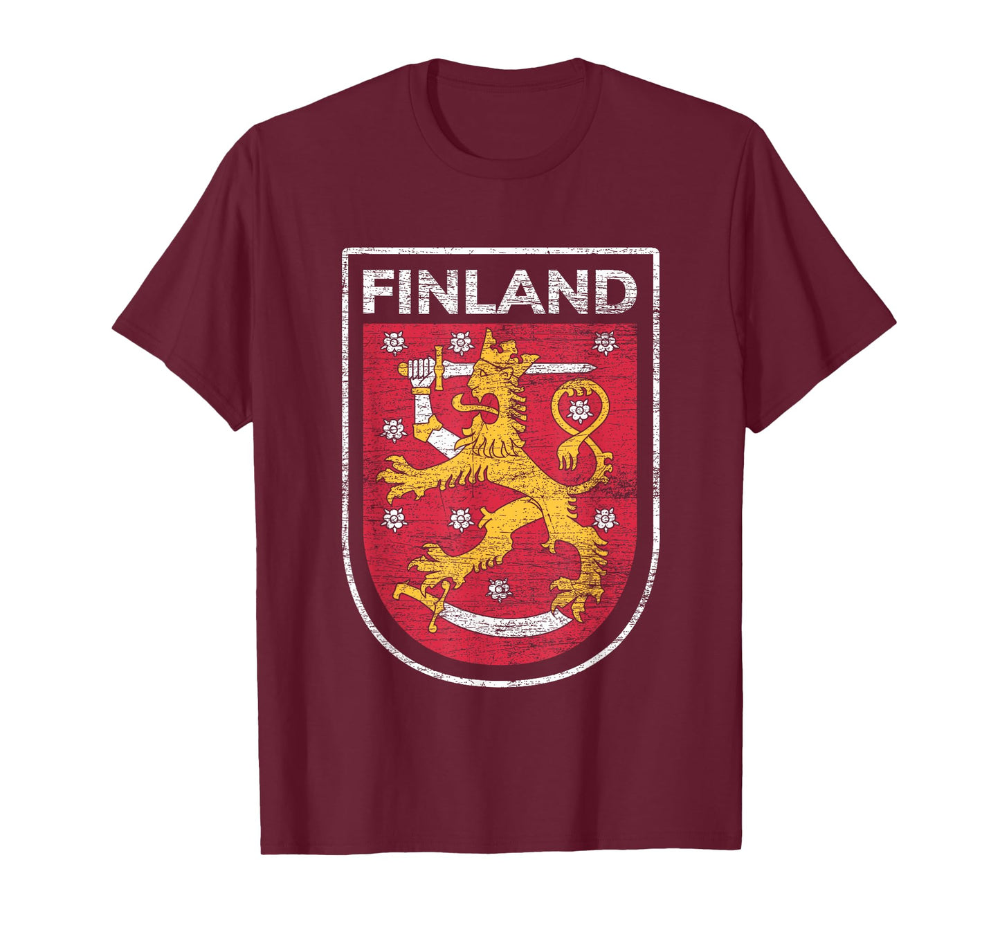 Scandinavia Helsinki Tees & Finland Gifts Finland Western T-Shirt Black Small Crew Neck Short Sleeve Classic Fit Lightweight Lace Embellishment
