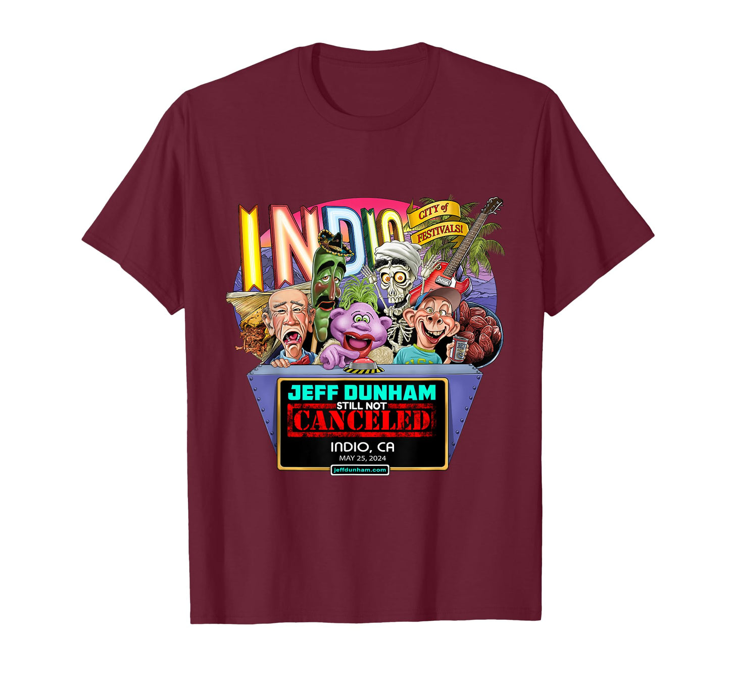 Jeff Dunham Indio, CA (2024) T-Shirt