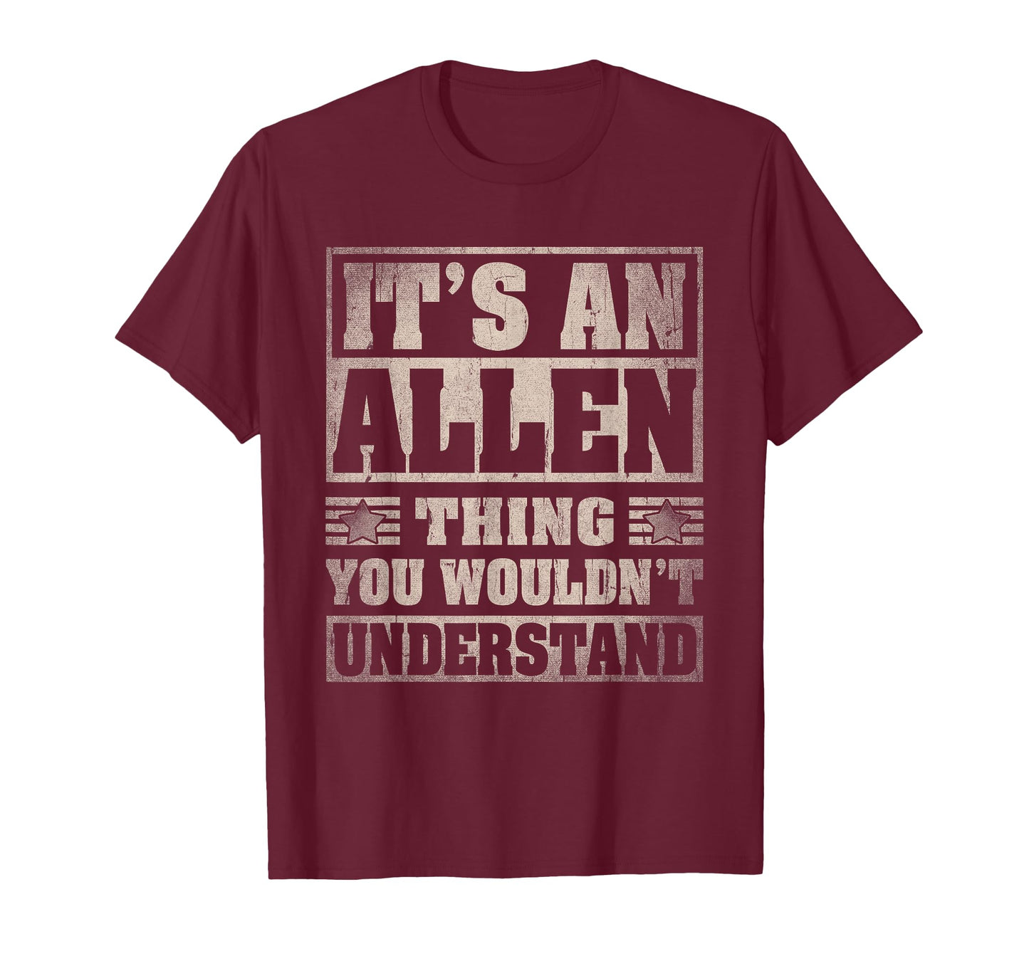 Allen First Name Shirt It's An Allen Thing T-Shirt