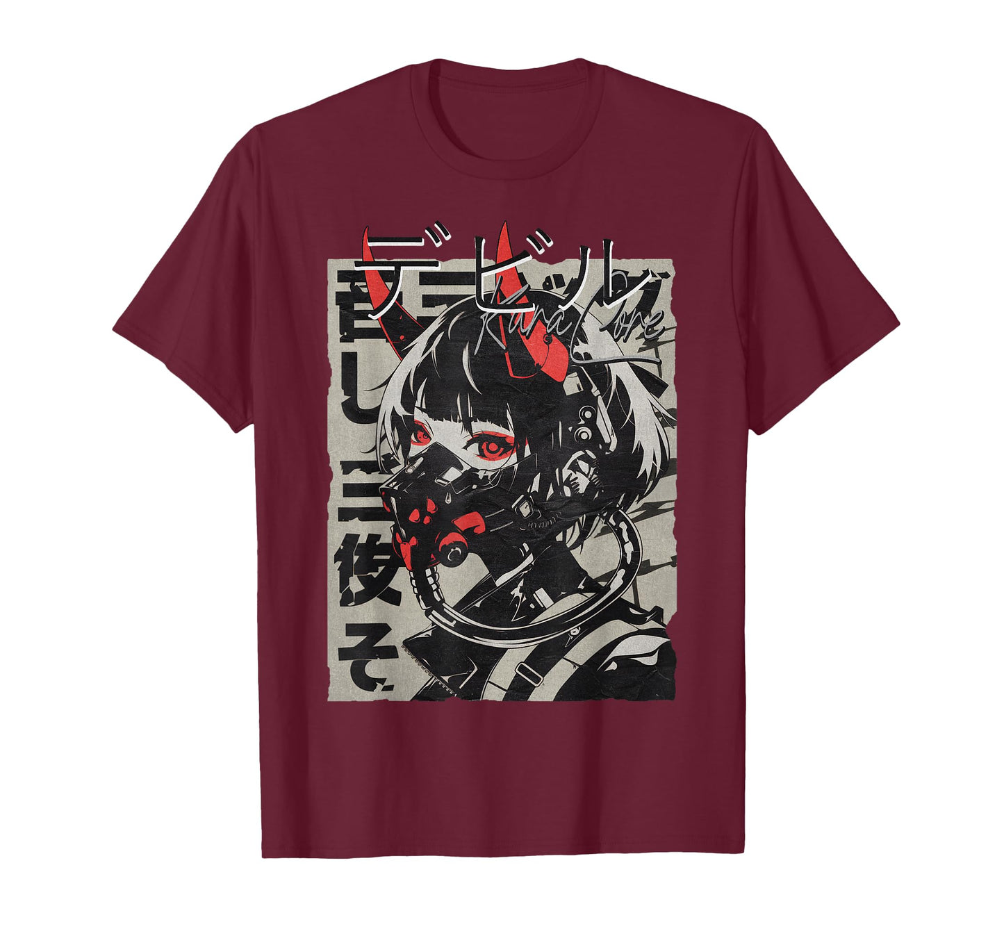 Japan Streetwear Cyberpunk Y2K Techwear Retro Manga Anime T-Shirt