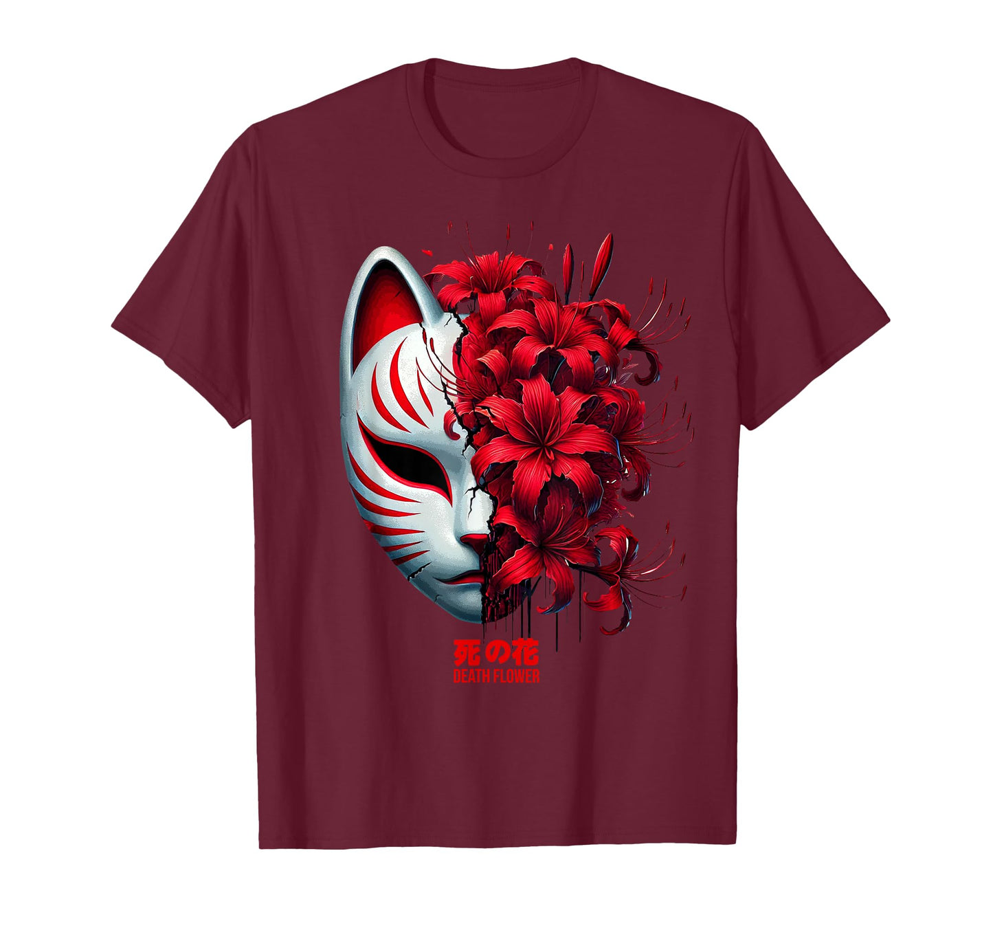Japanese Lily Anime Flower Spider Lover Aesthetic Otaku T-Shirt