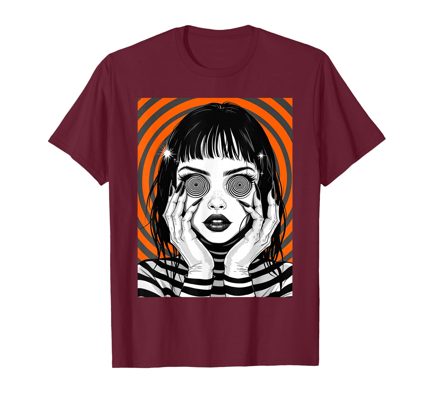 Horror Anime Manga, Aesthetic Japanese Creepy Kawaii Goth T-Shirt