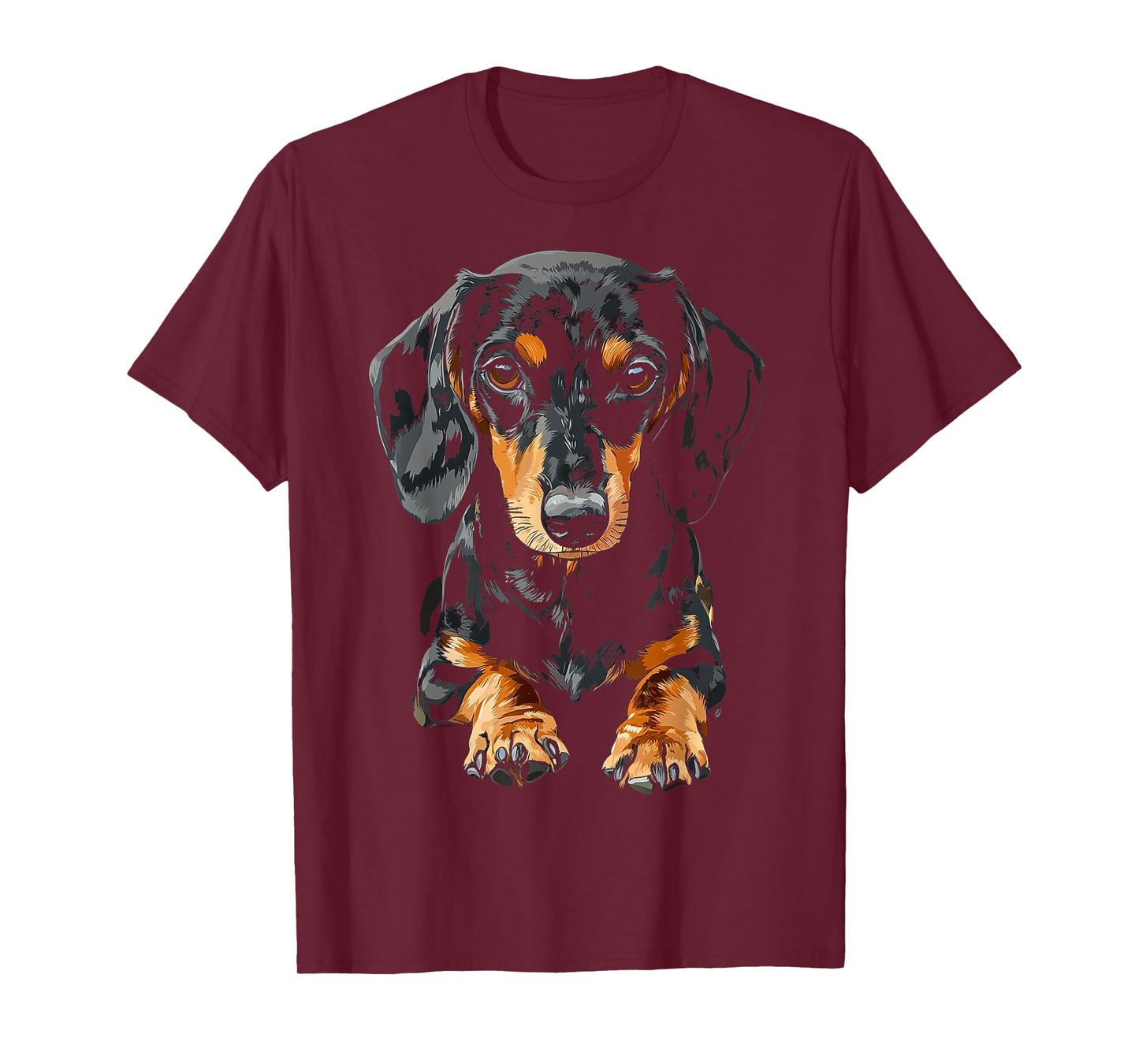 Dachshund Dog Graphic Pet Artwork Dachshund T-Shirt